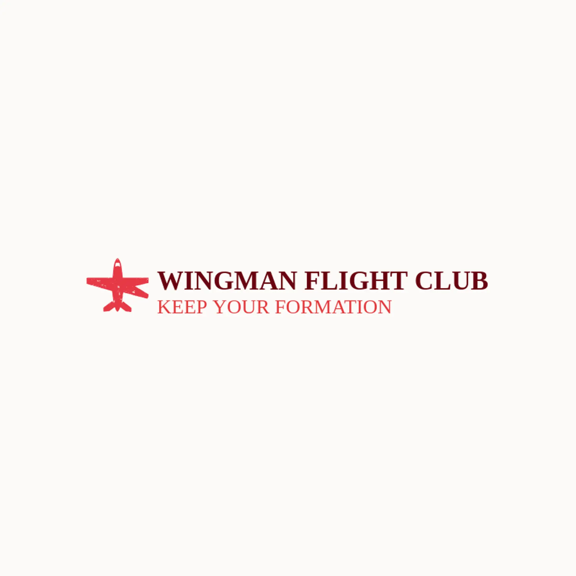 Wingman Flight Club logo for airforce