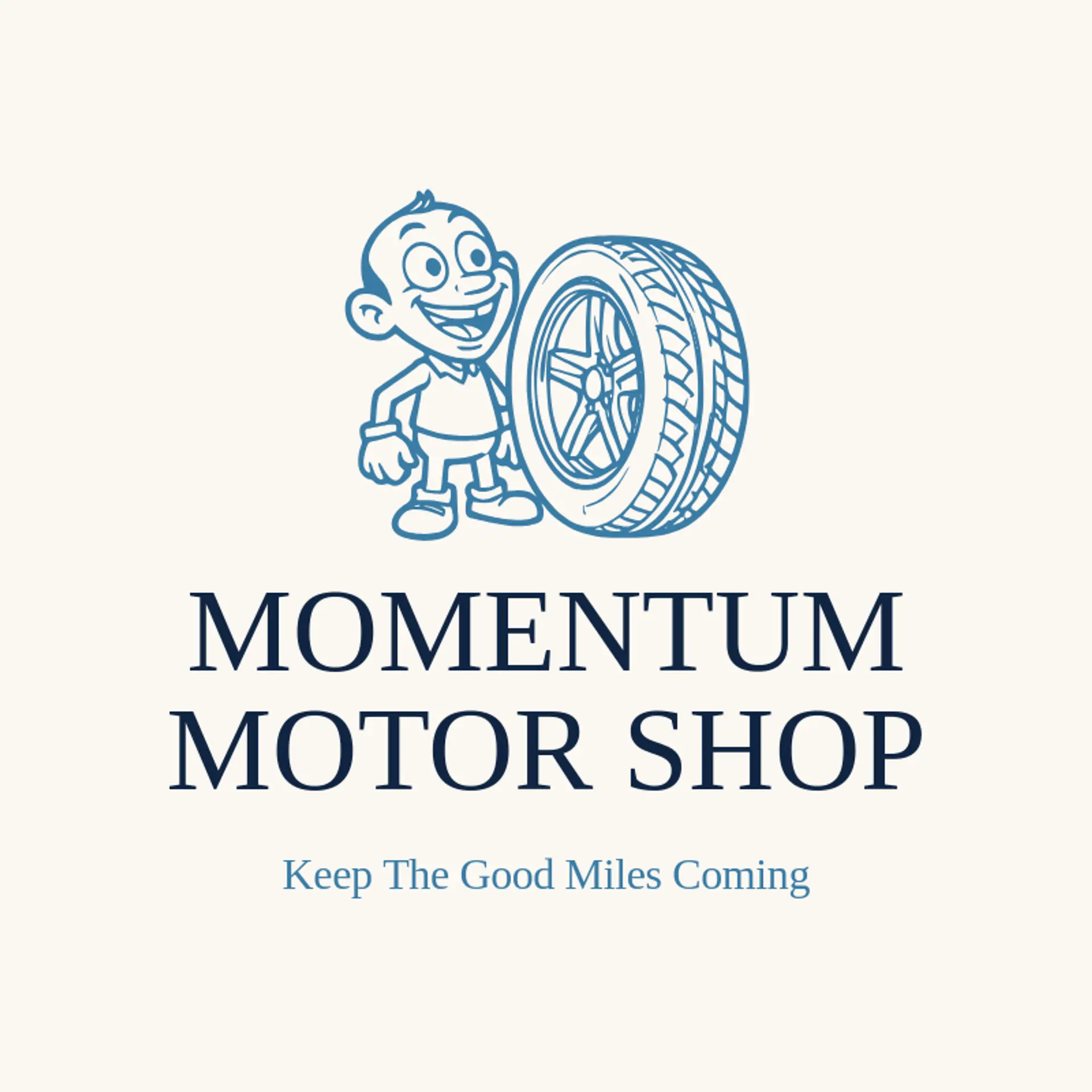 Momentum Motor Shop logo for car mechanic