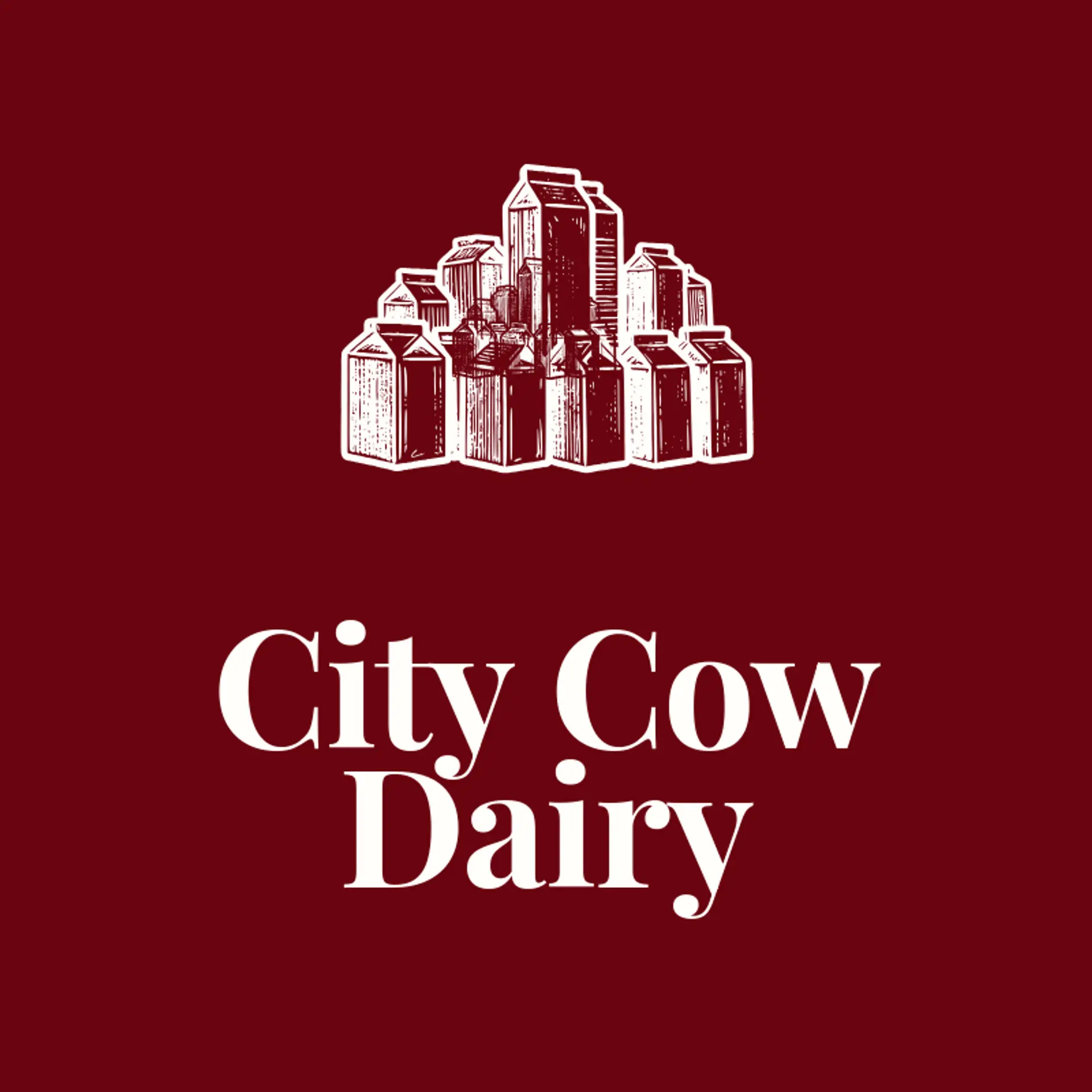 City Cow Dairy logo for milk