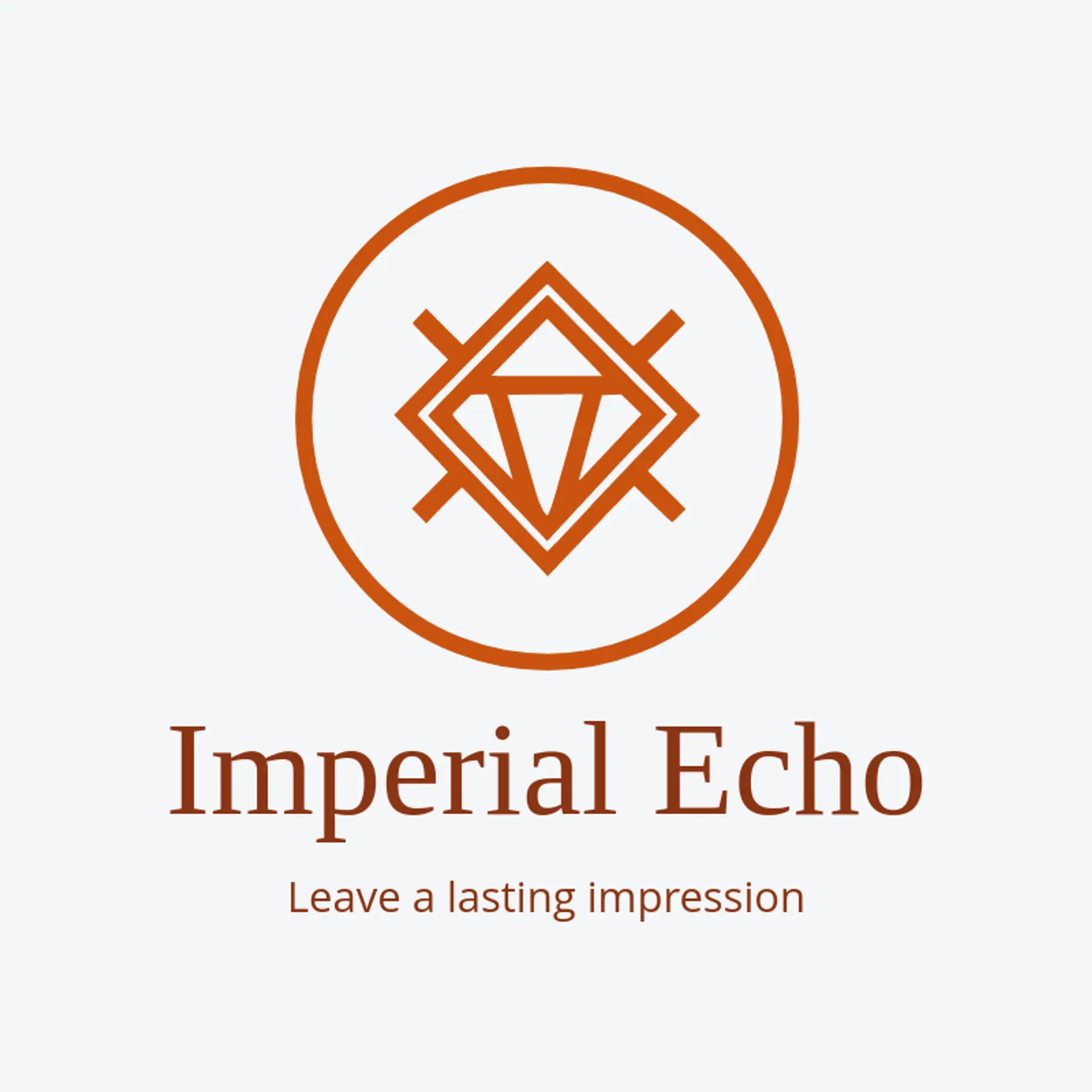 Imperial Echo logo for art deco