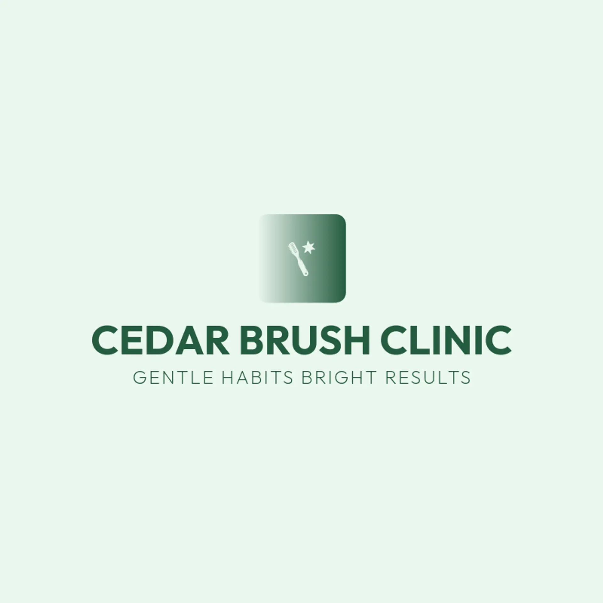 Cedar Brush Clinic logo for dental