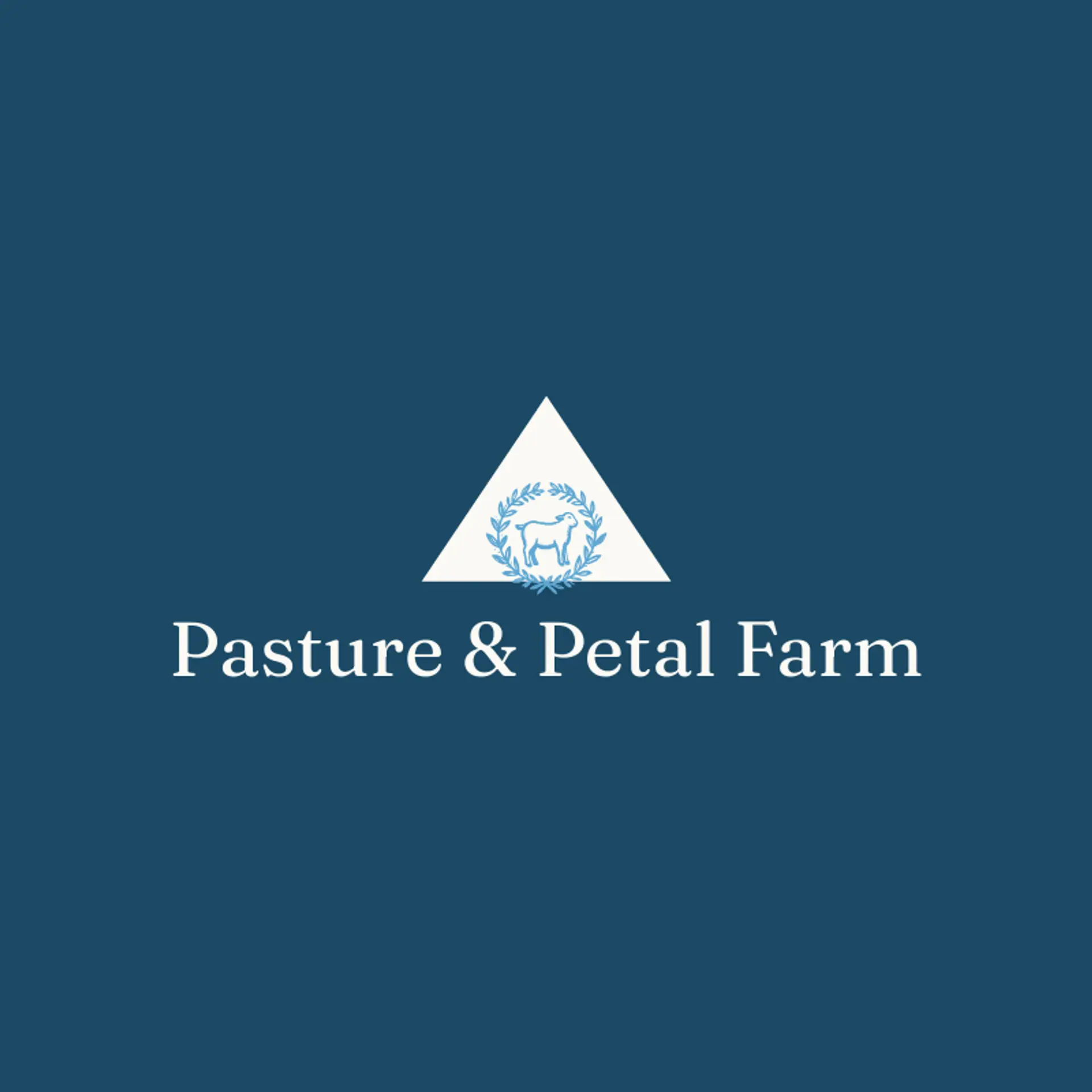 Pasture & Petal Farm logo for easter