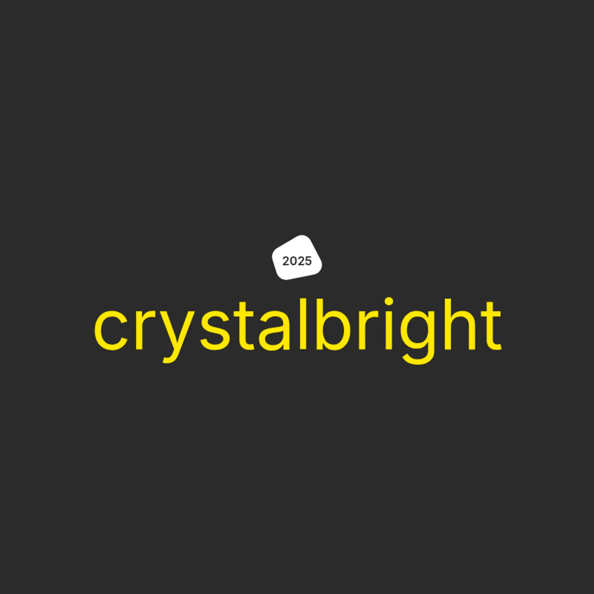 CrystalBright logo for cleaning company