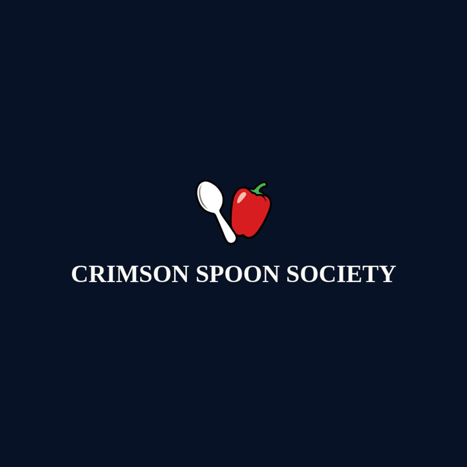 Crimson Spoon Society logo for spoon