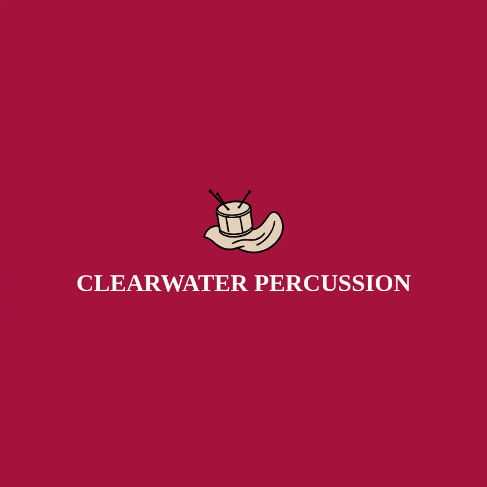 Clearwater Percussion logo for drum