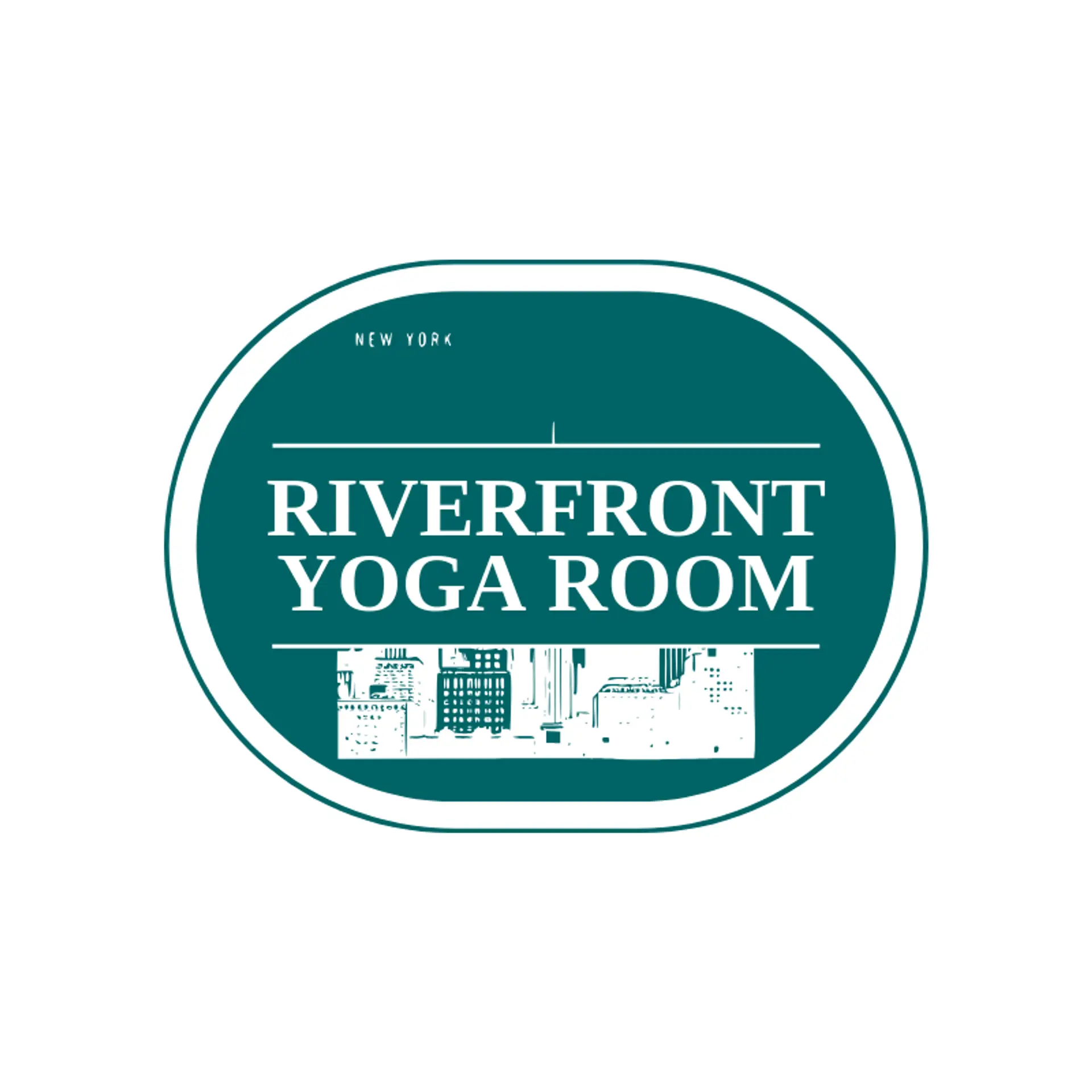 Riverfront Yoga Room logo for new york