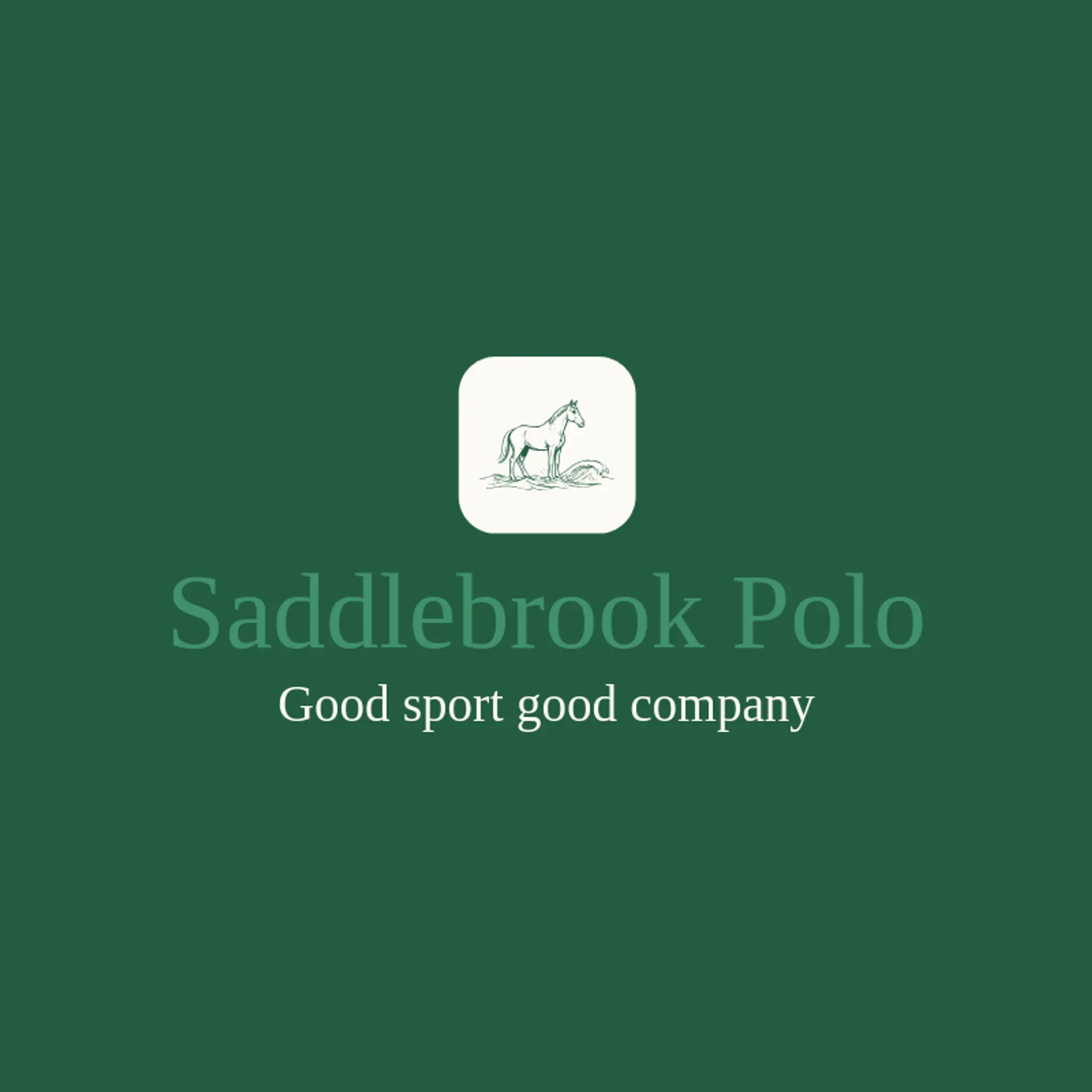 Saddlebrook Polo logo for polo