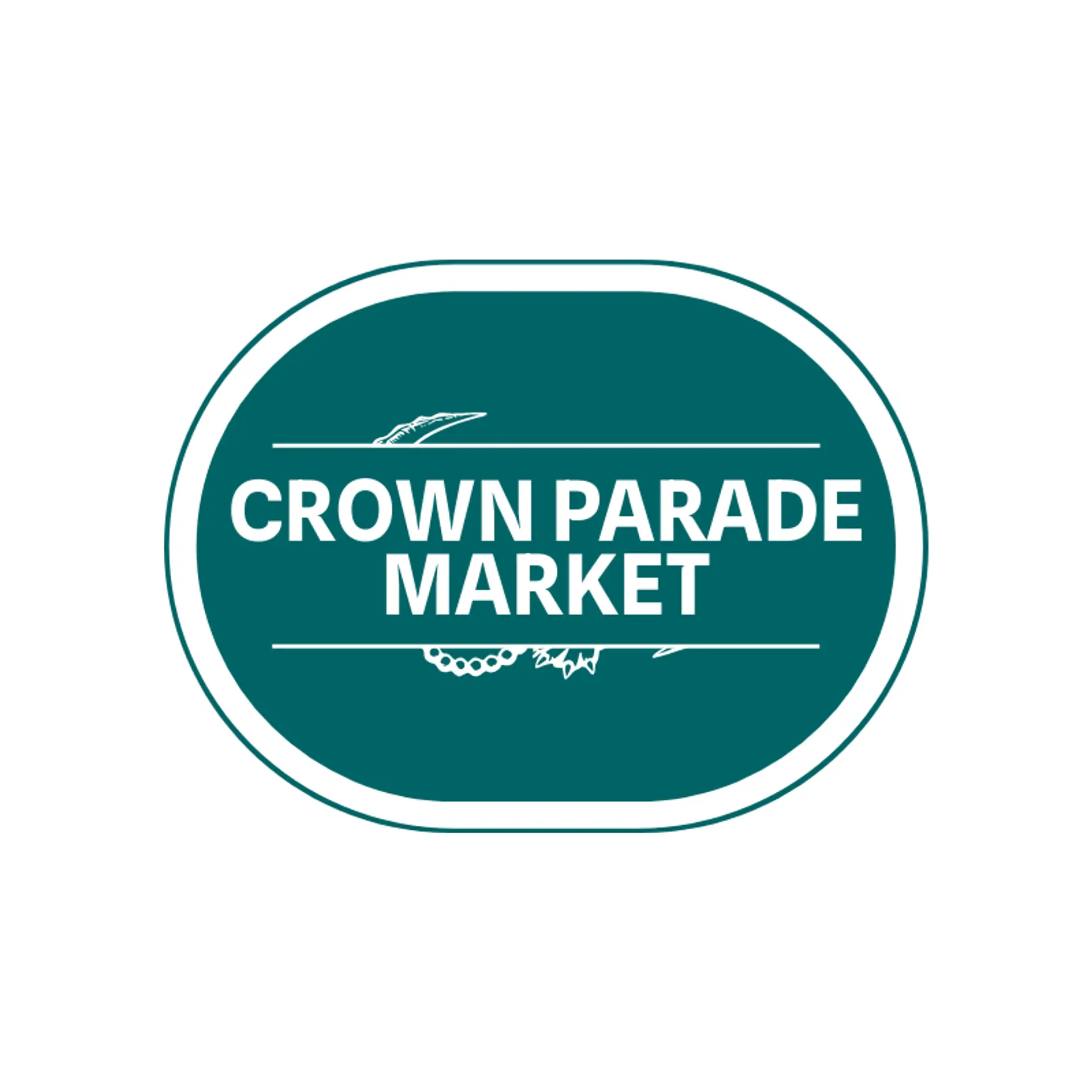 Crown Parade Market logo for mardi gras