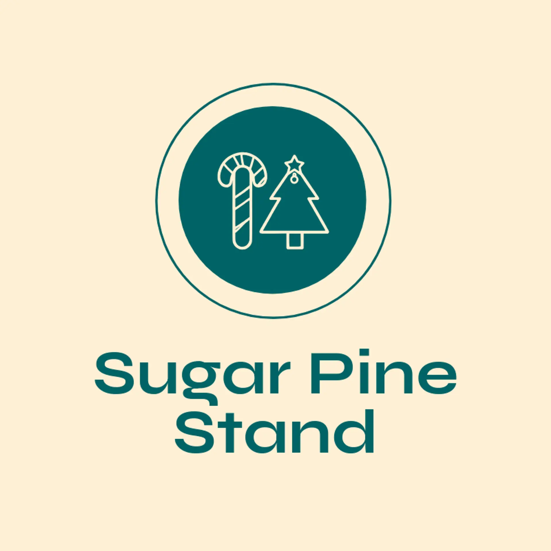 Sugar Pine Stand logo for christmas tree