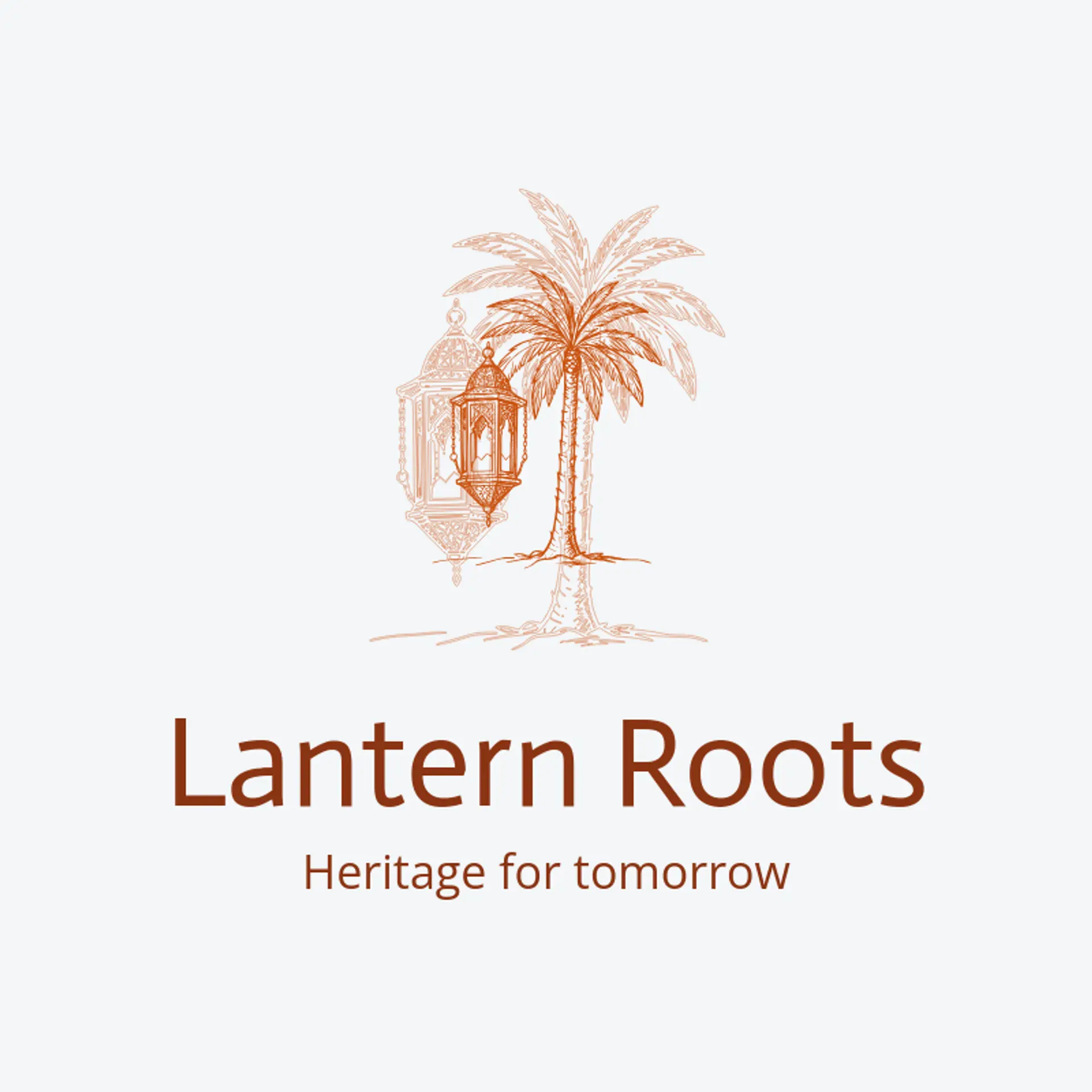 Lantern Roots logo for islamic