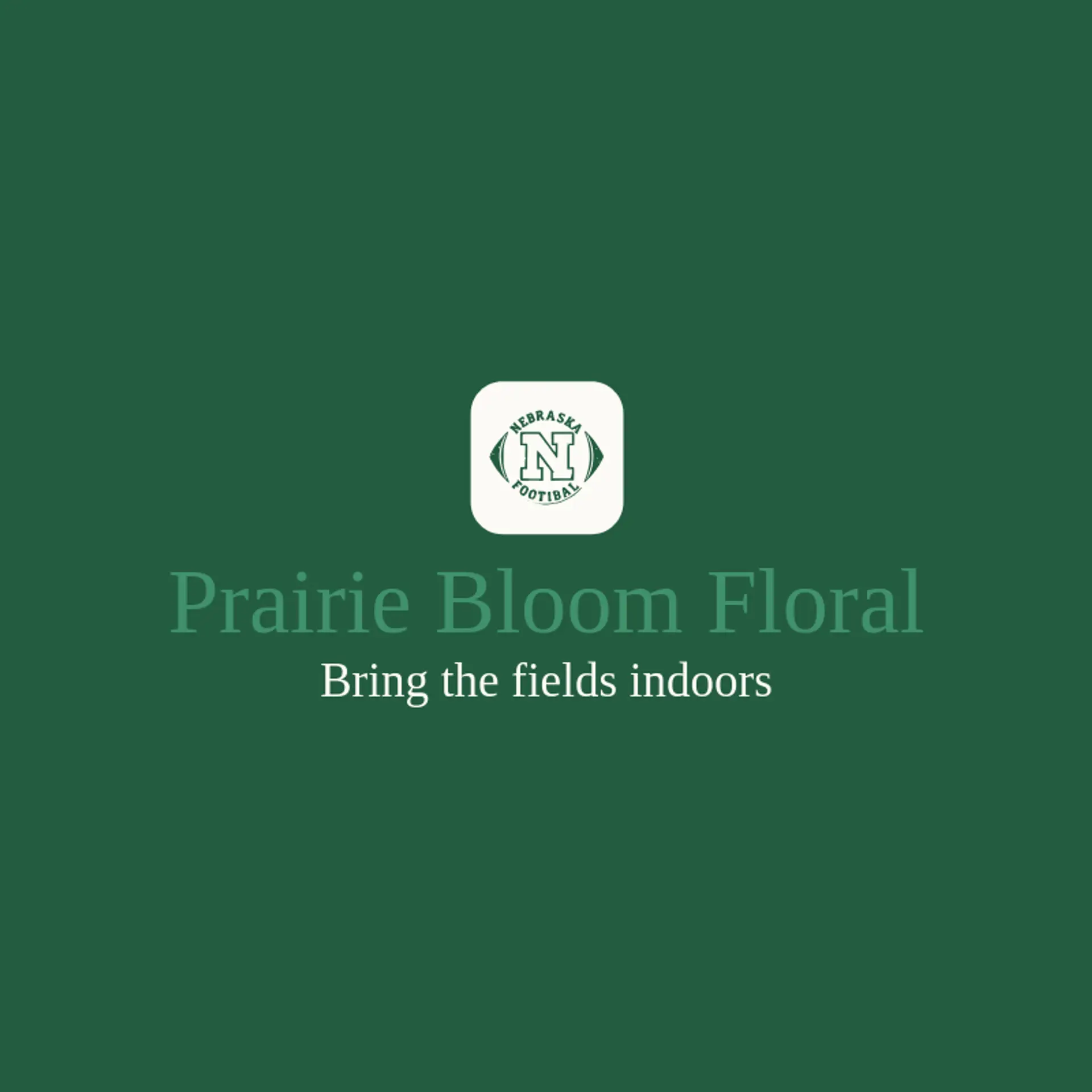Prairie Bloom Floral logo for nebraska