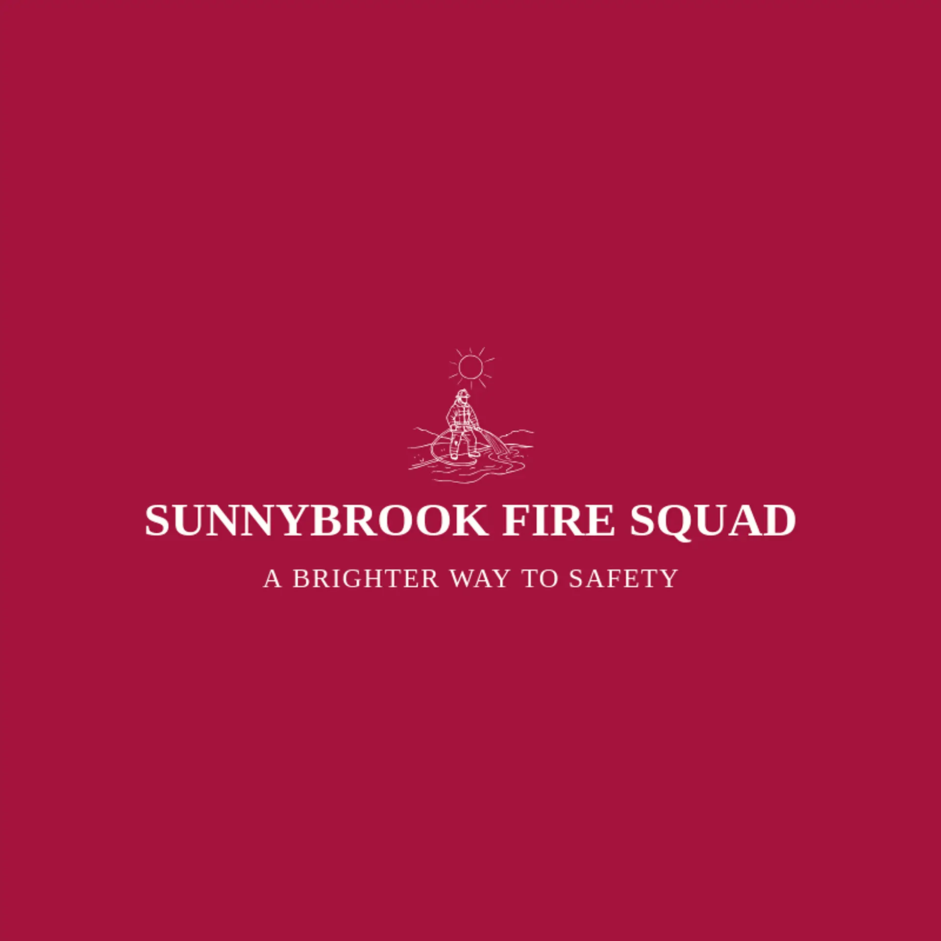 Sunnybrook Fire Squad logo for fireman