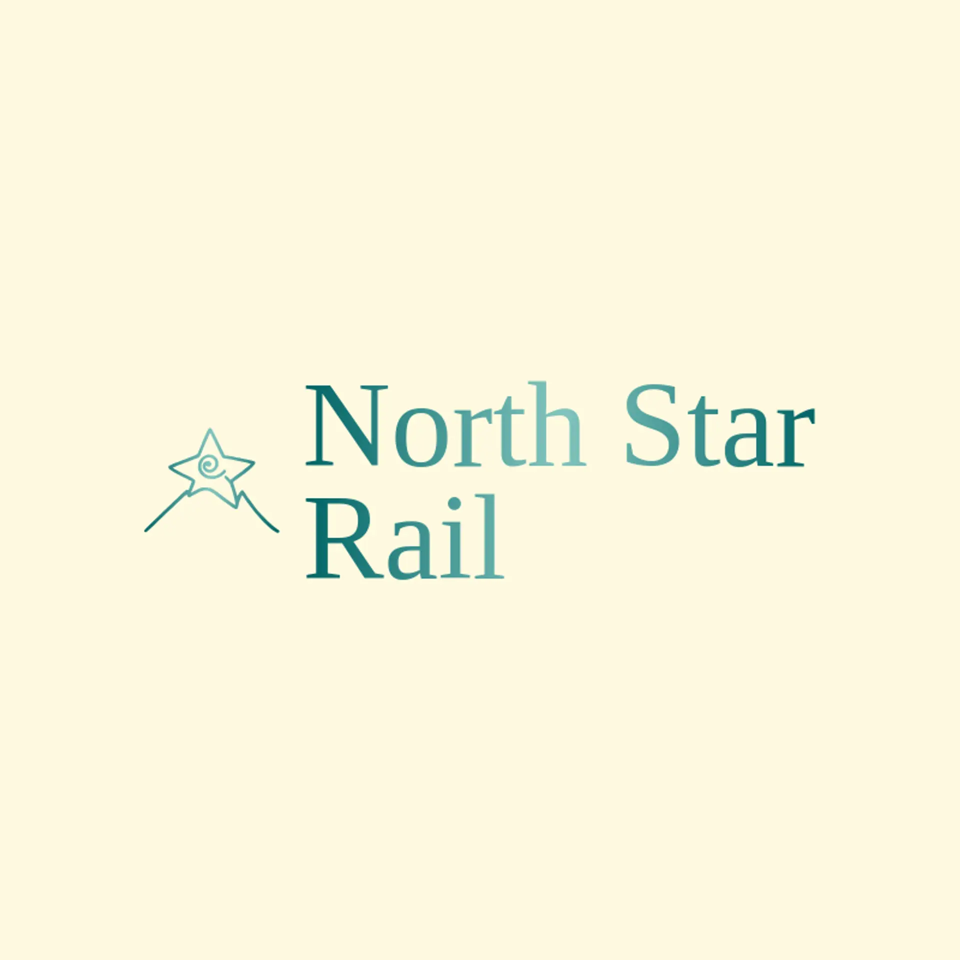 North Star Rail logo for railroad