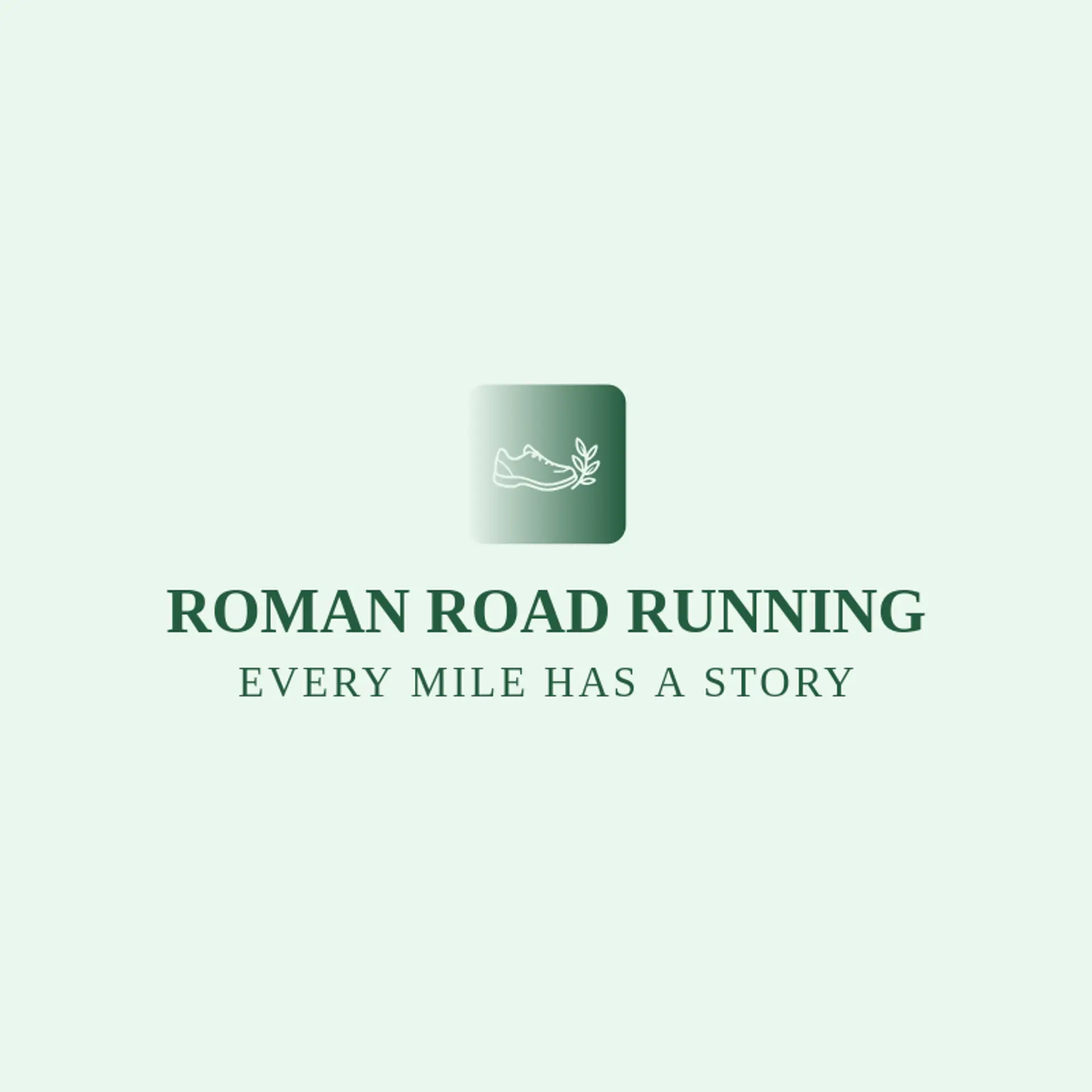 Roman Road Running logo for rome