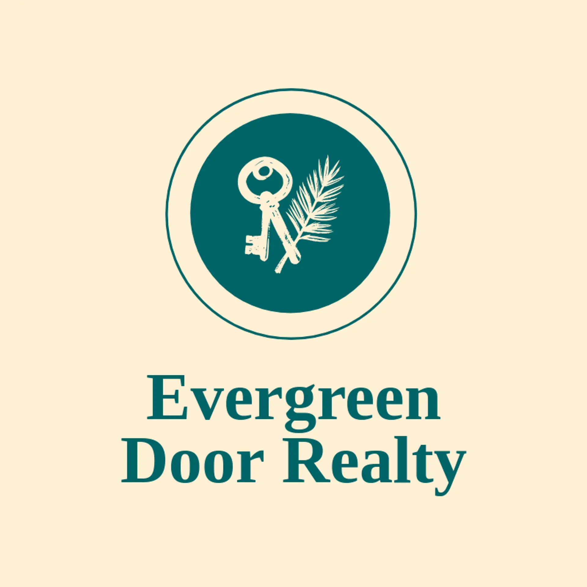Evergreen Door Realty logo for realty