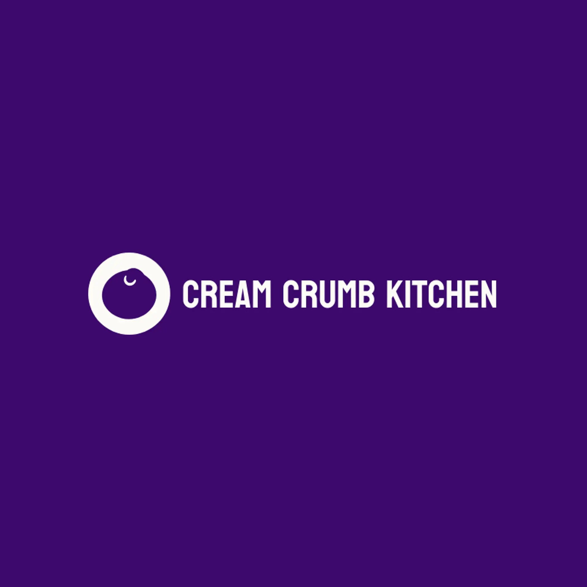 Cream Crumb Kitchen logo for cookie