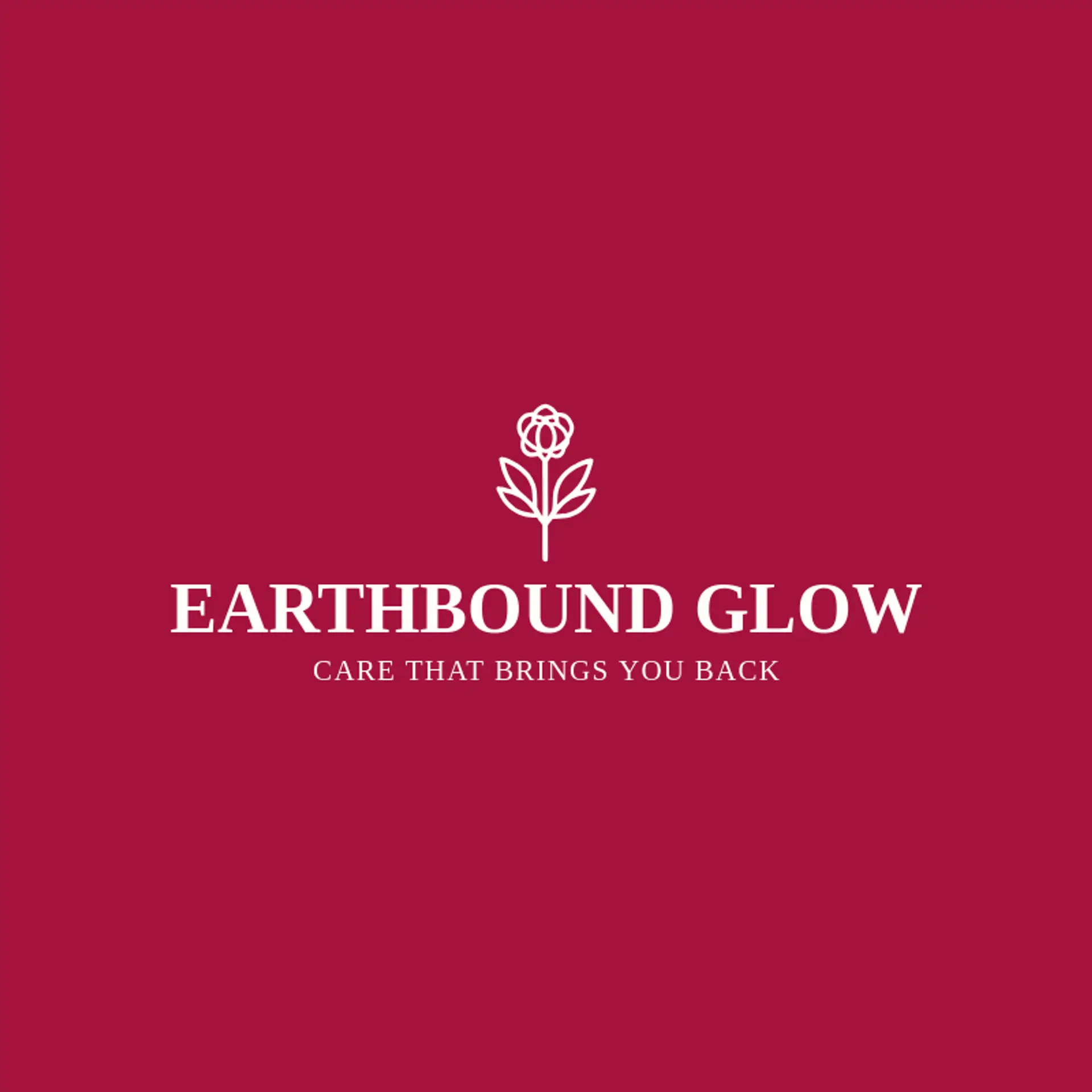 Earthbound Glow logo for skincare