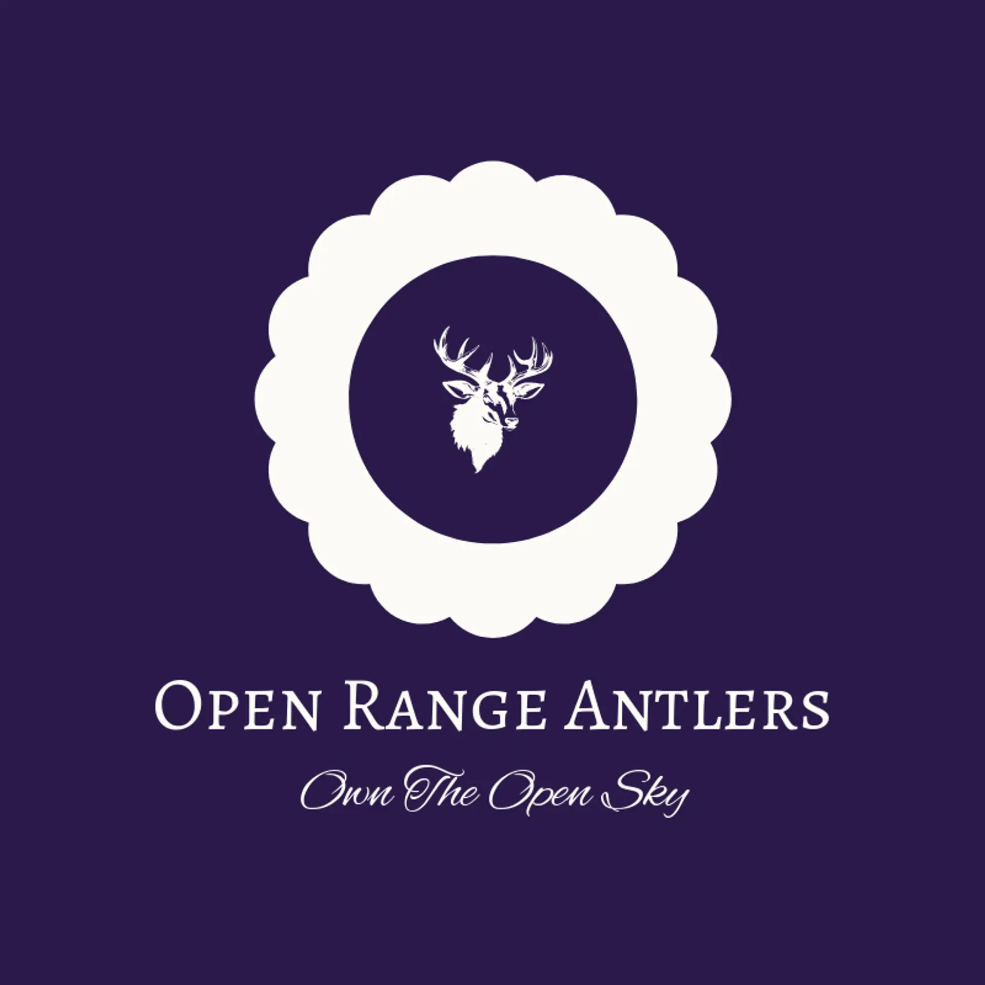 Open Range Antlers logo for buck