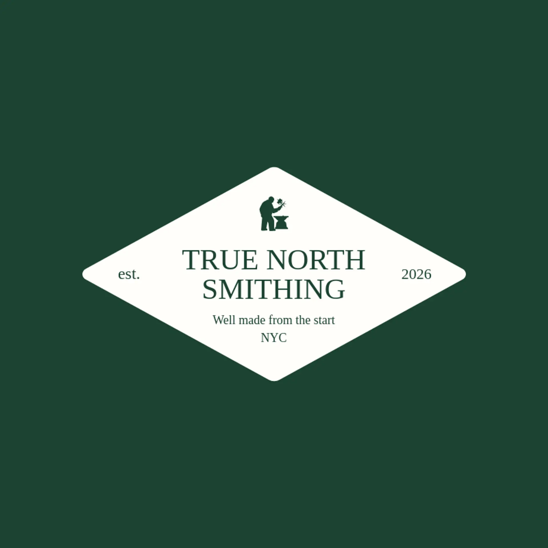 True North Smithing logo for blacksmith