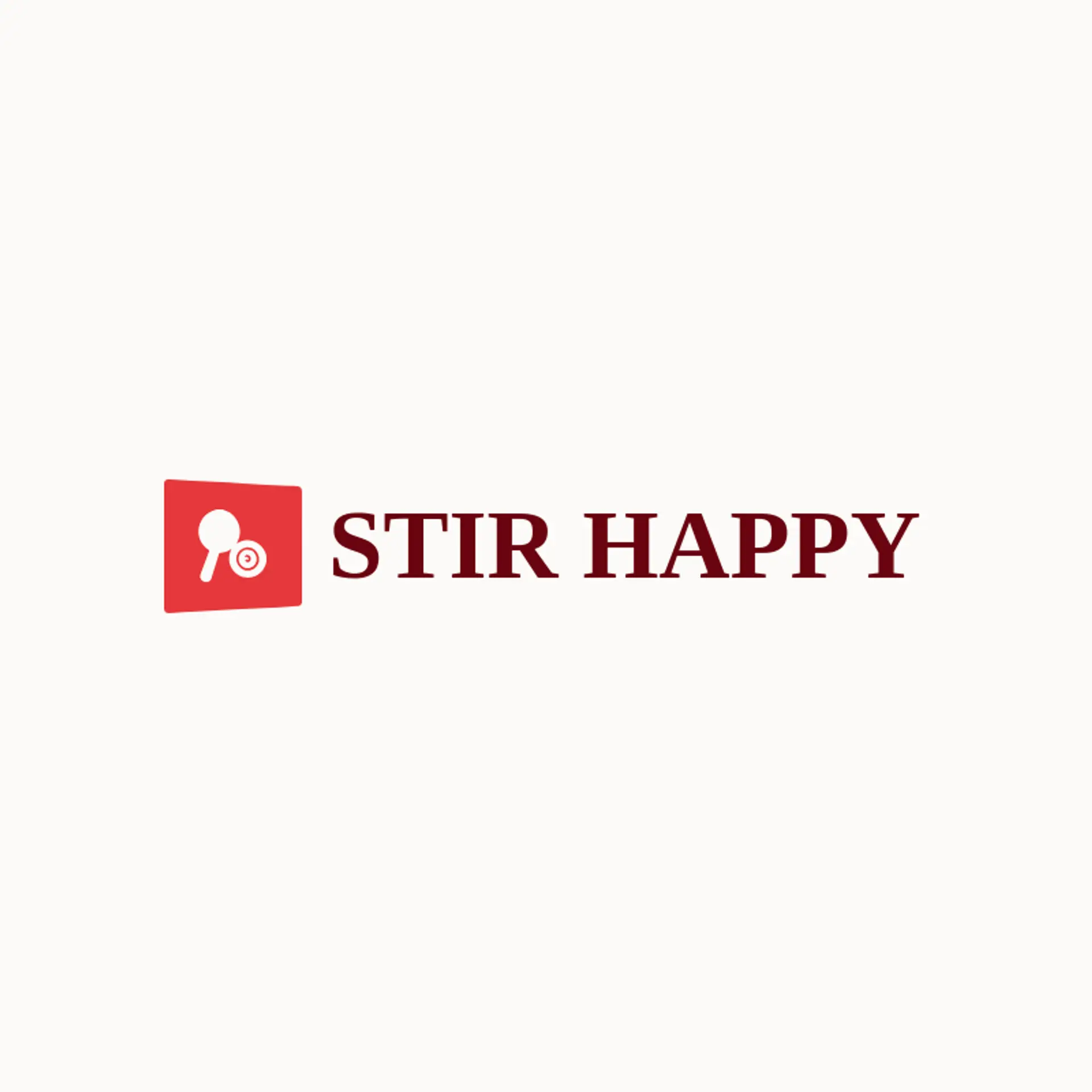 Stir Happy logo for slime