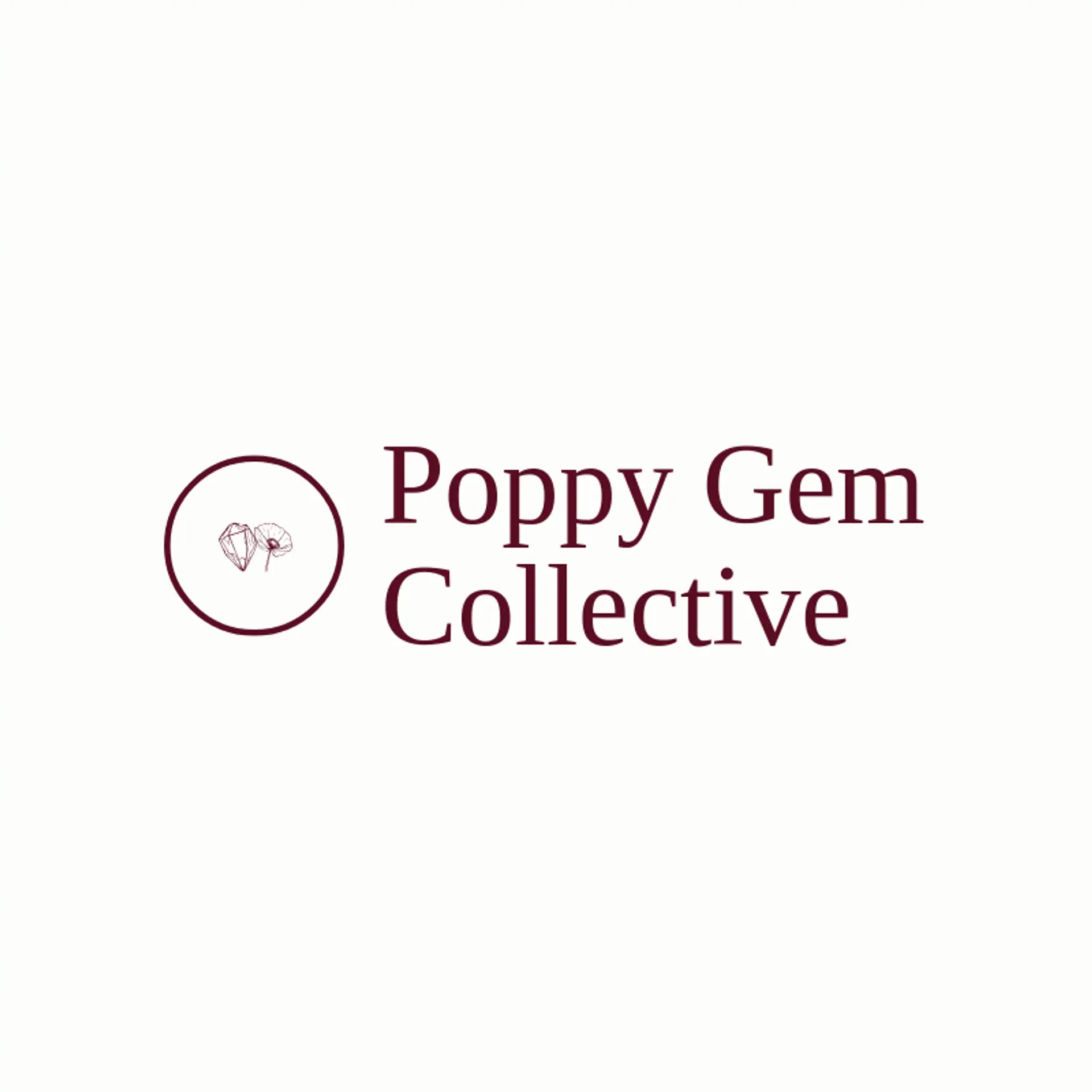 Poppy Gem Collective logo for jewel