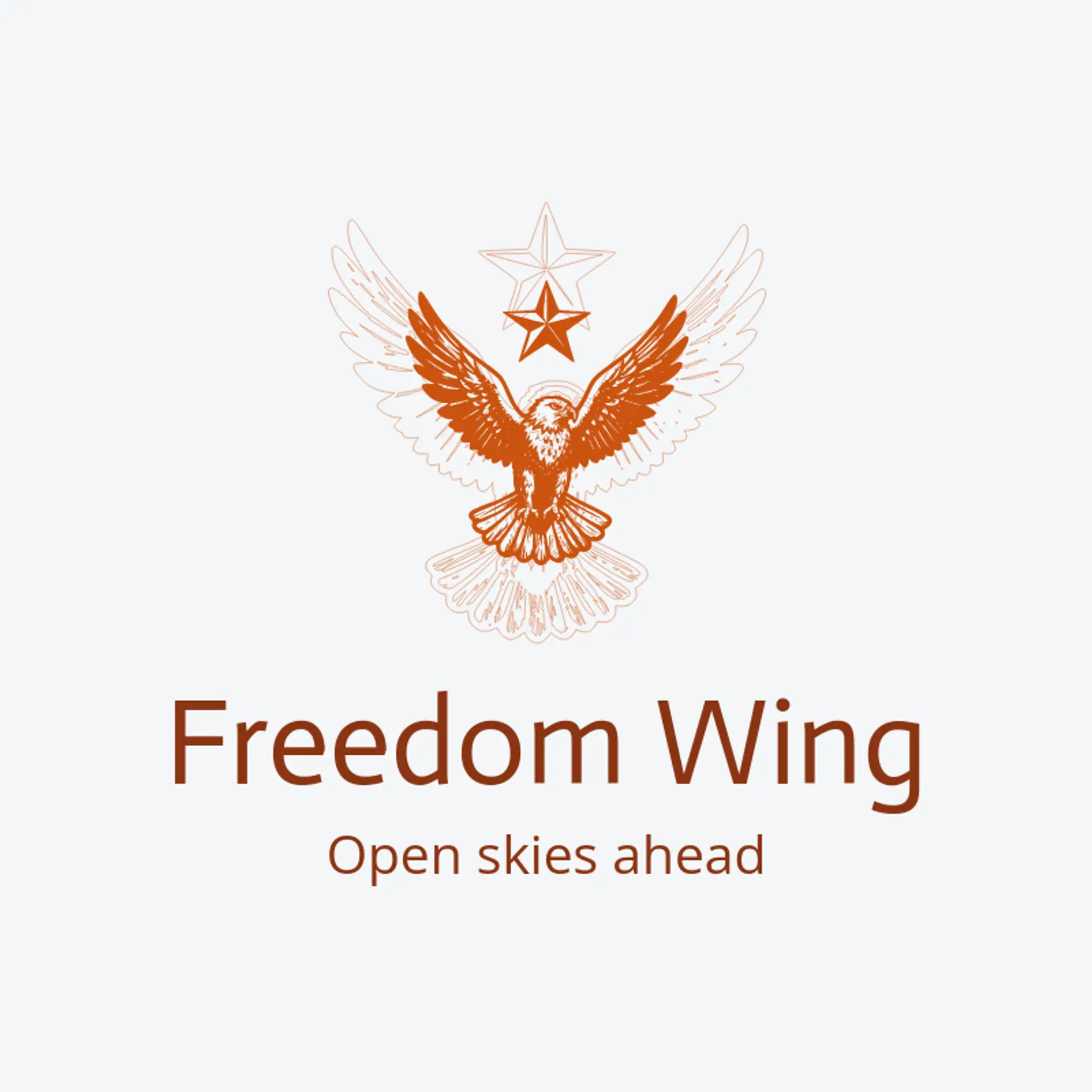 Freedom Wing logo for veteran owned