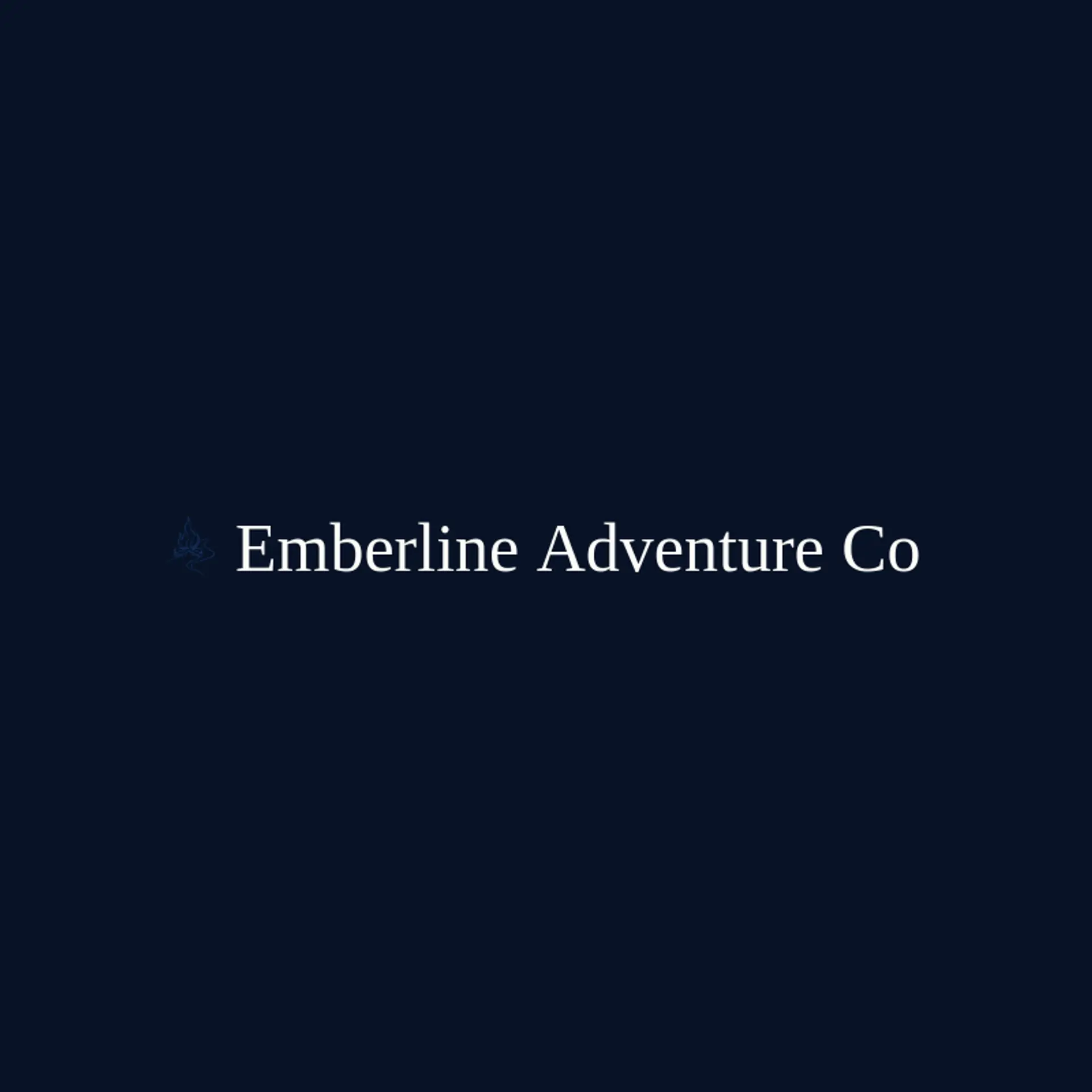 Emberline Adventure Co logo for campfire