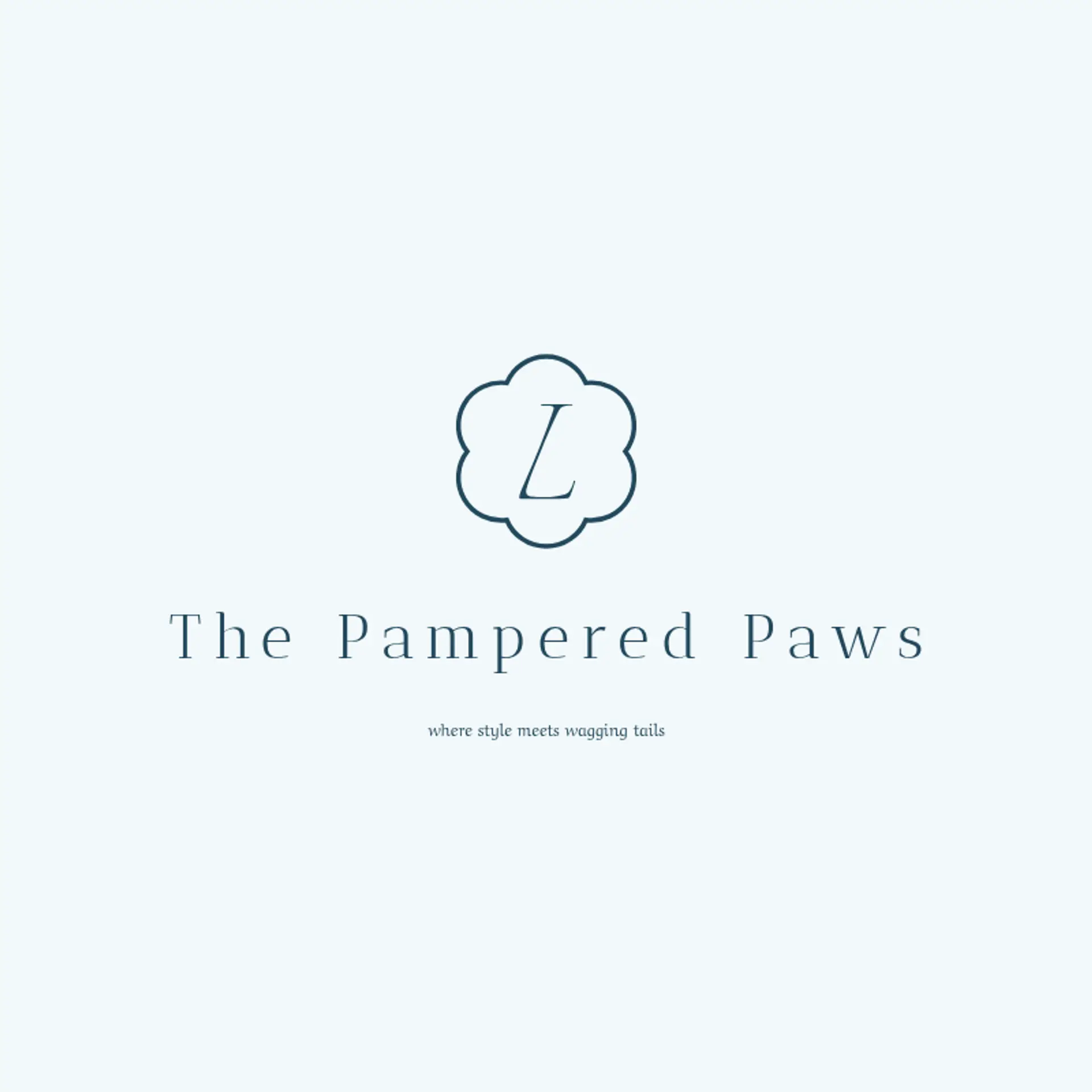 Paws & Whiskers Grooming logo for grooming salon
