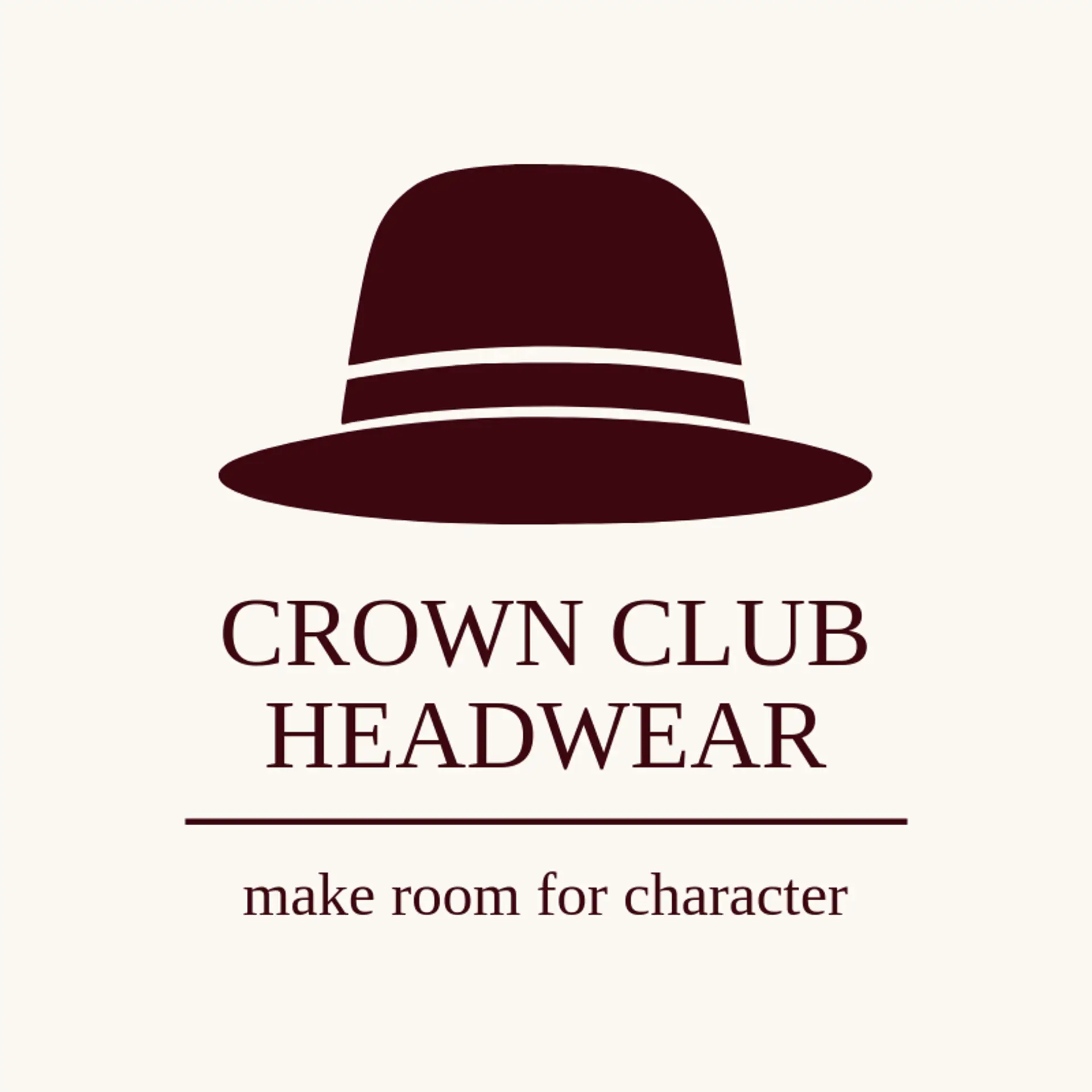 Crown Club Headwear logo for Fedora Logo Ideas