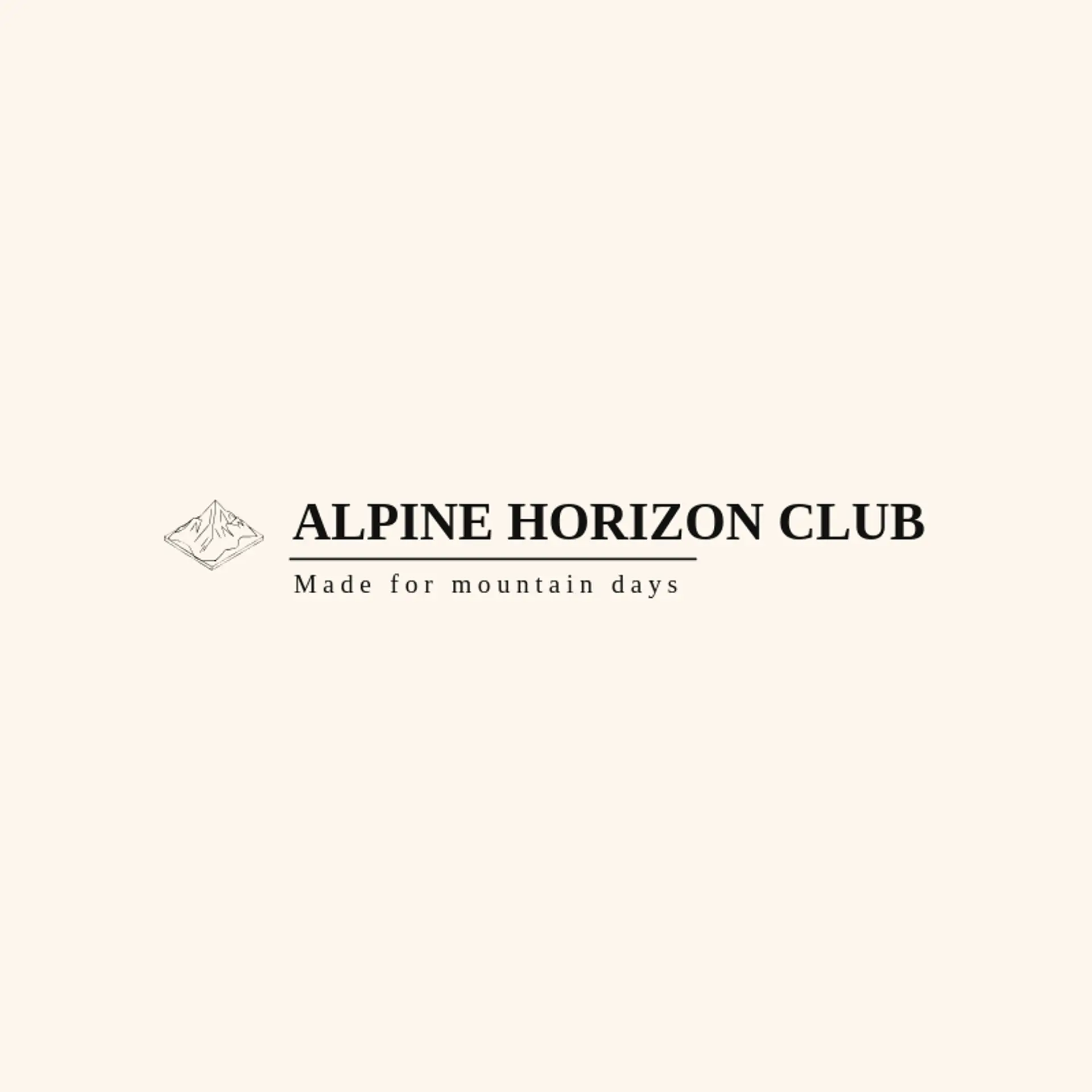 Alpine Horizon Club logo for alpine