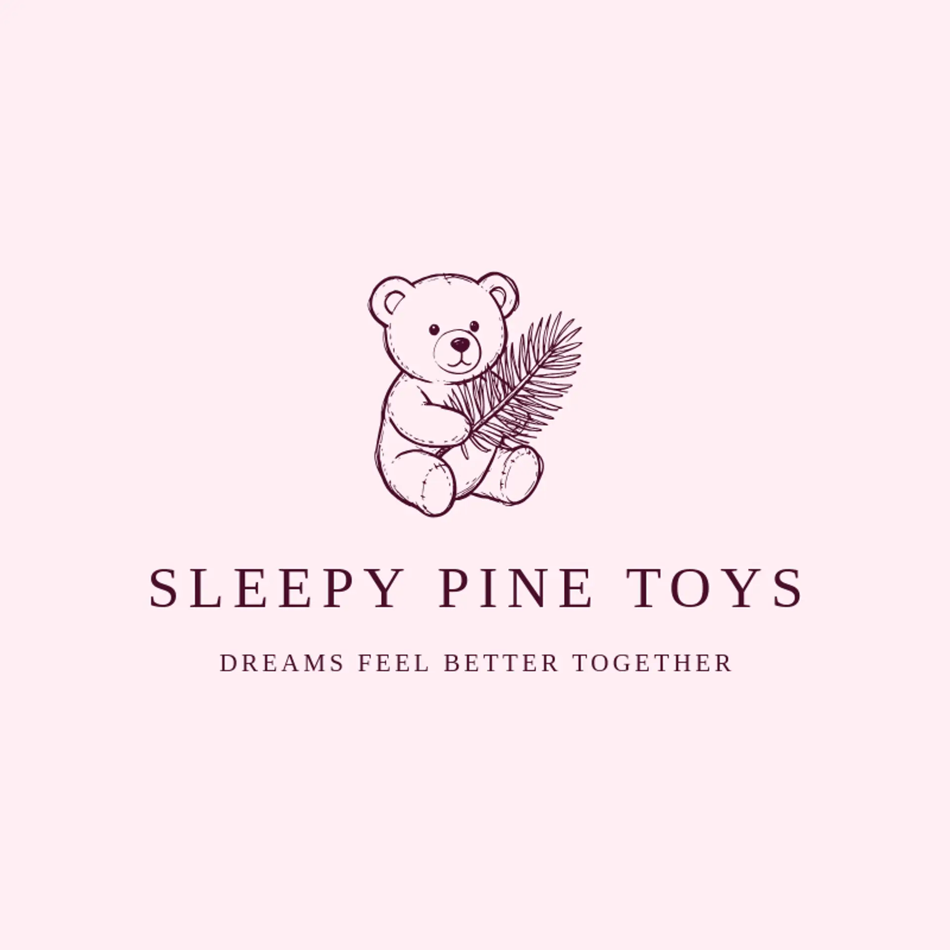 Sleepy Pine Toys logo for teddy bear