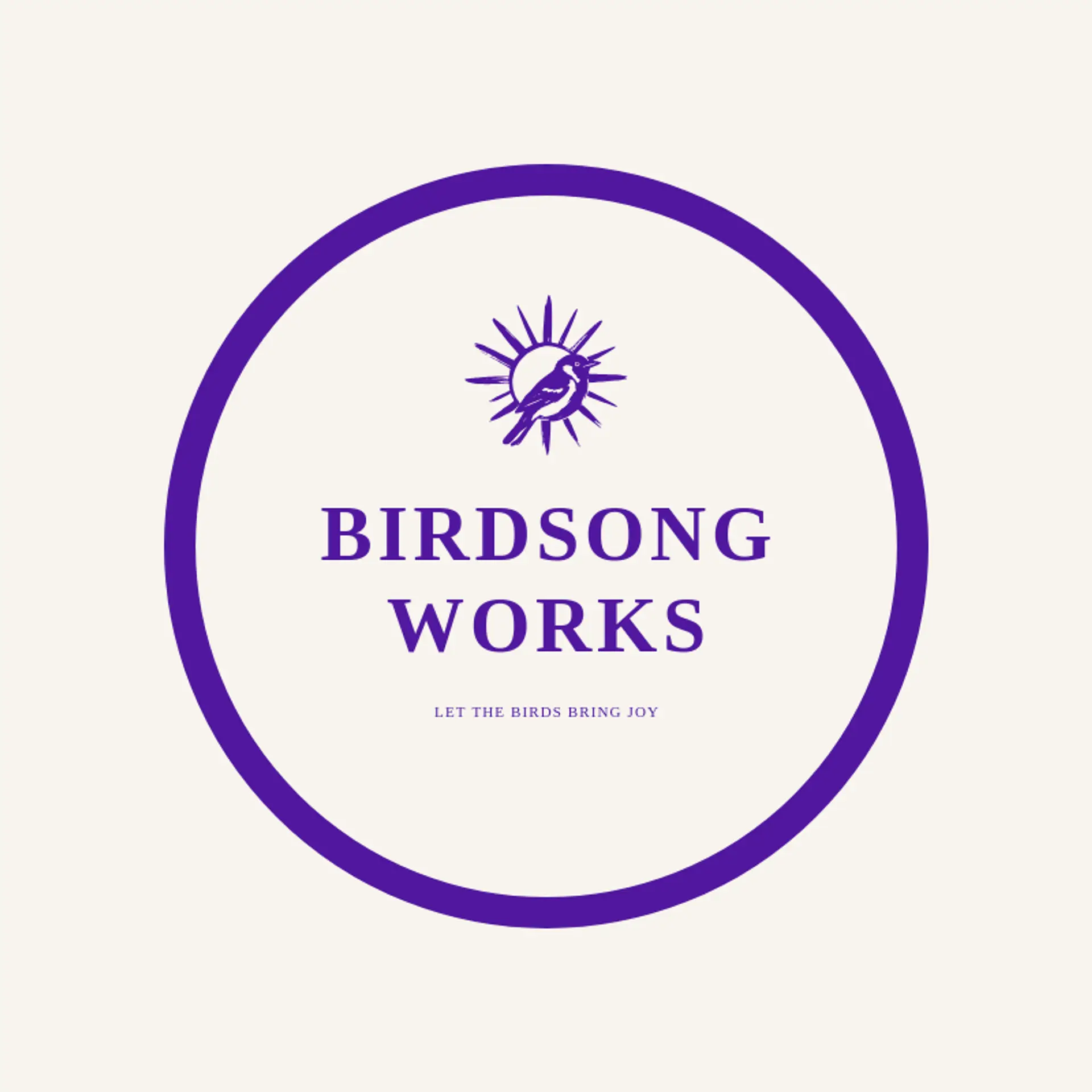 Birdsong Works logo for finch