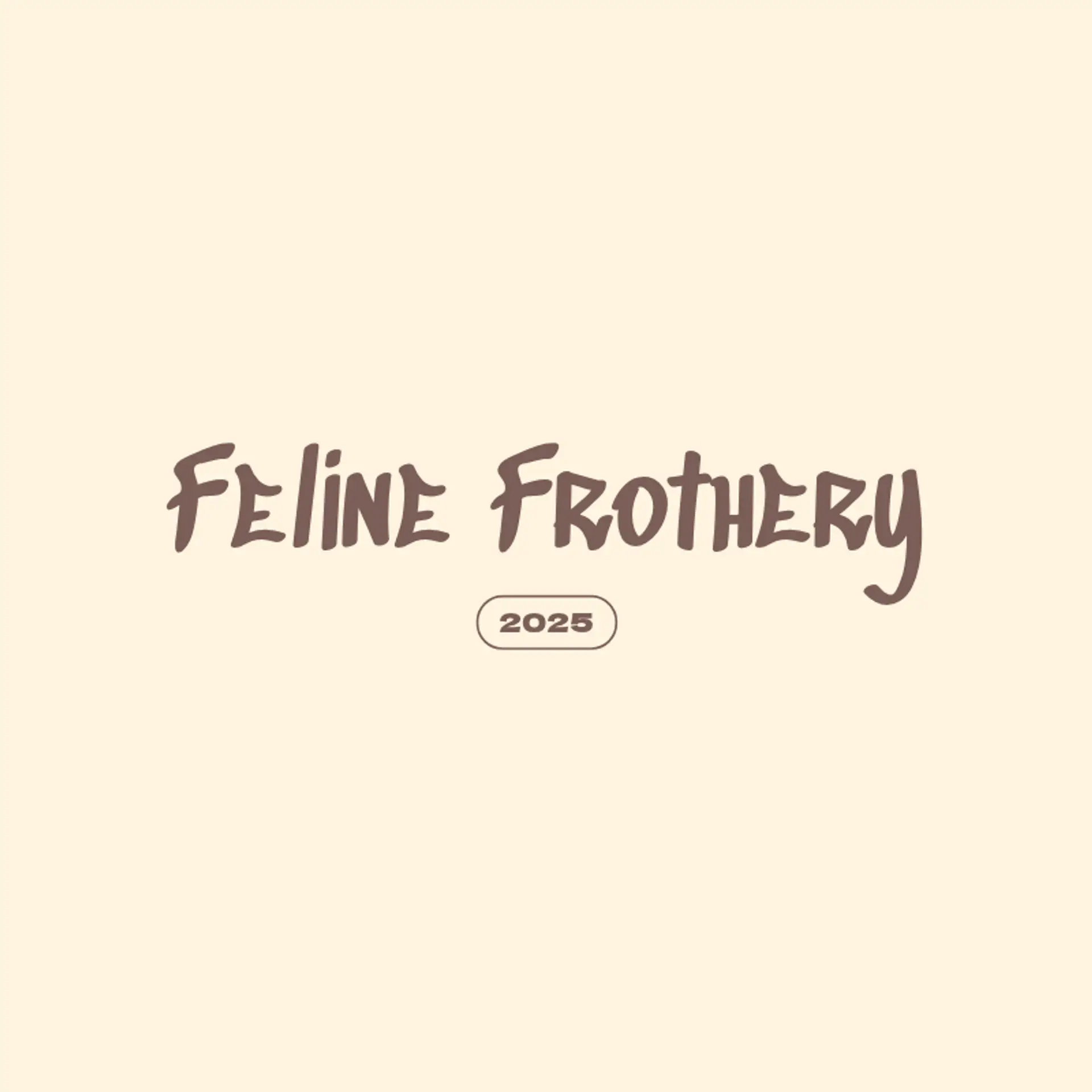 Feline Frothery logo for cat cafe