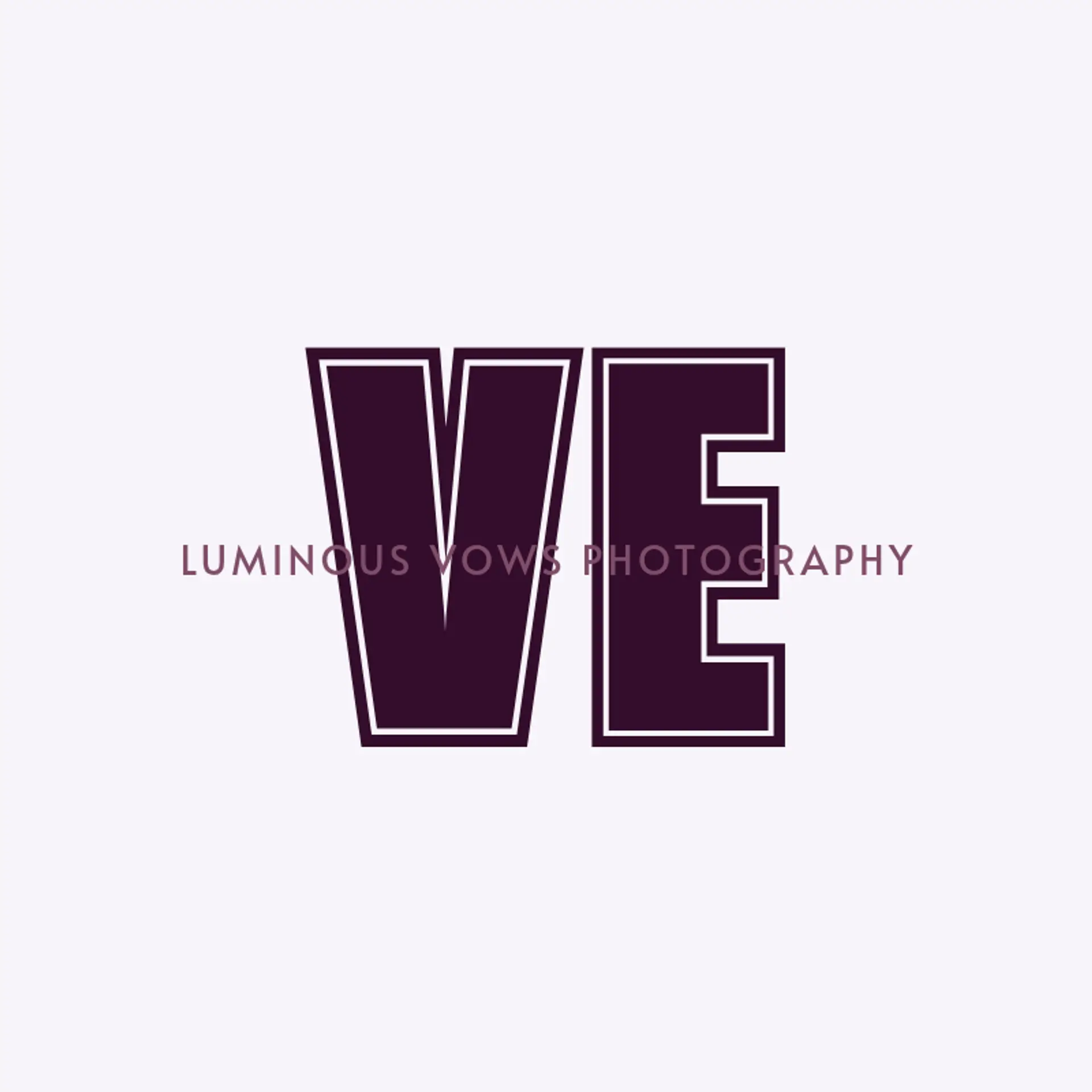 Luminous Vows Photography logo for wedding photographer