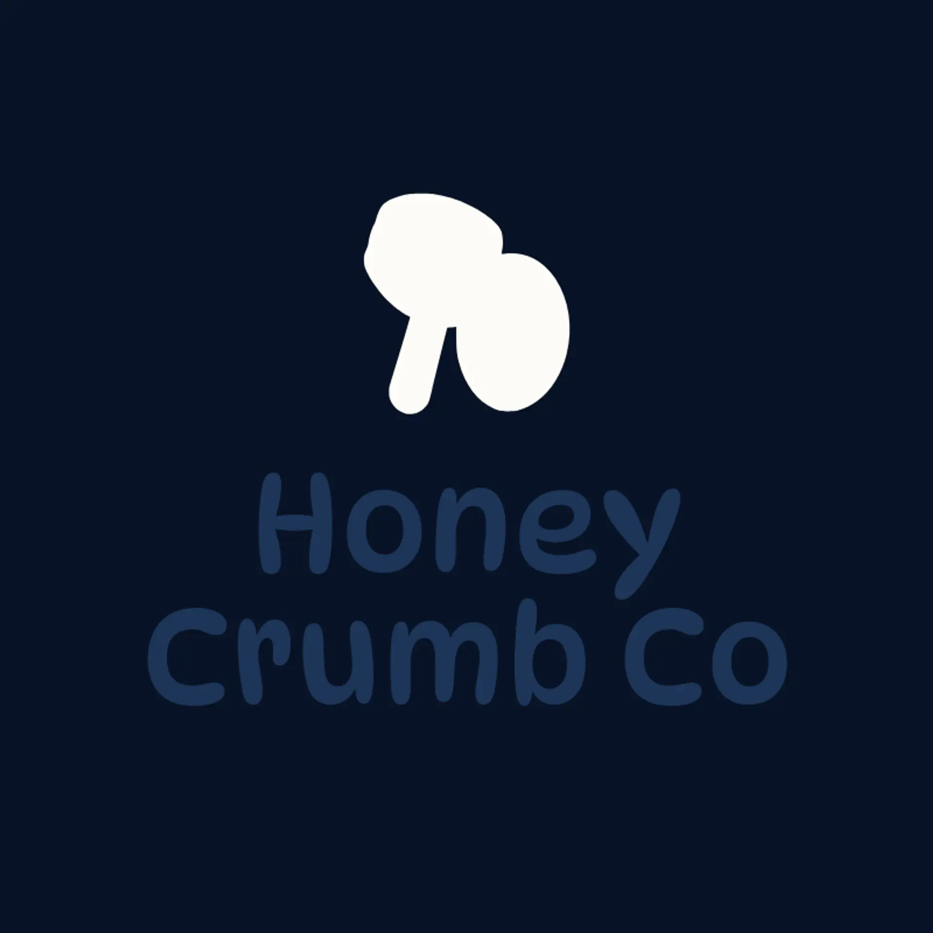 Honey Crumb Co logo for cookie