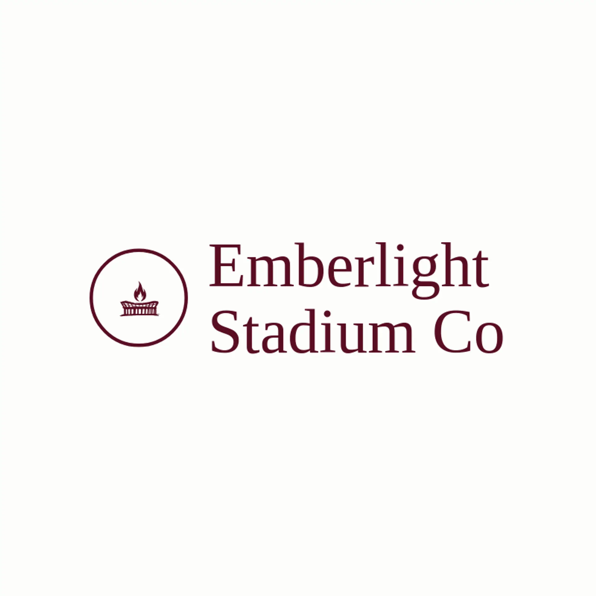 Emberlight Stadium Co logo for stadium