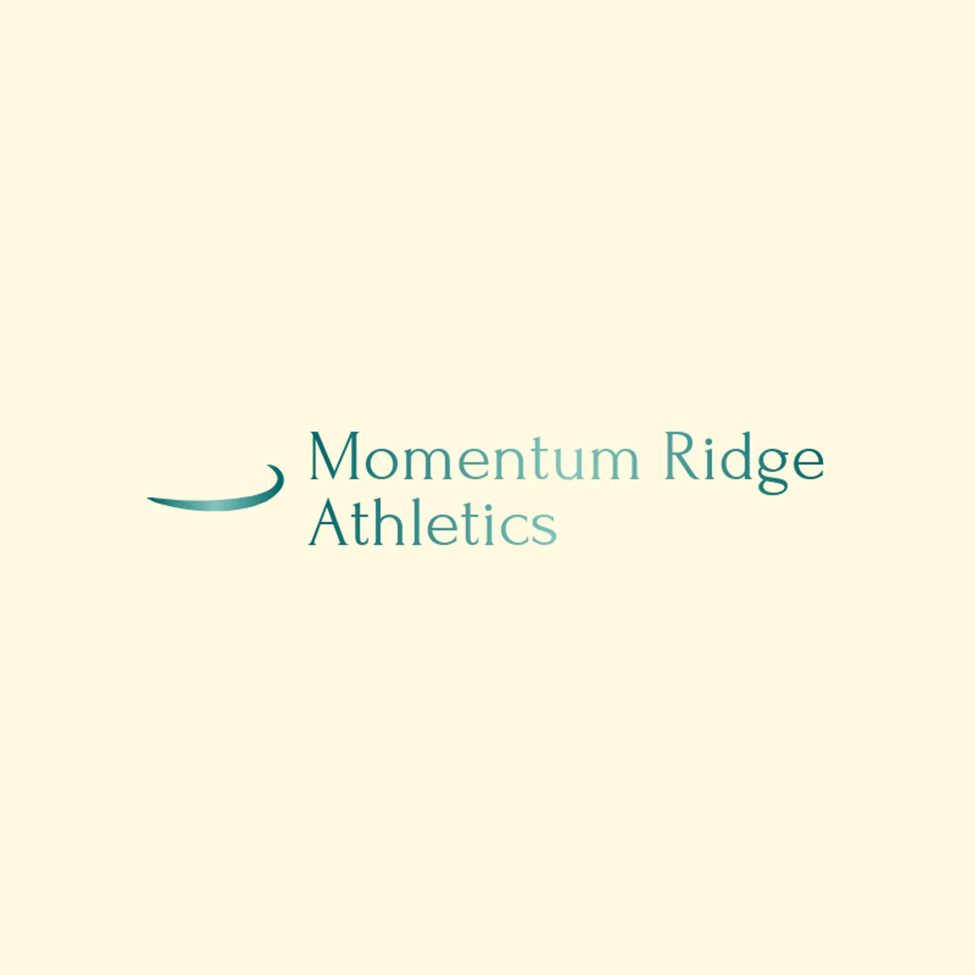 Momentum Ridge Athletics logo for swoosh