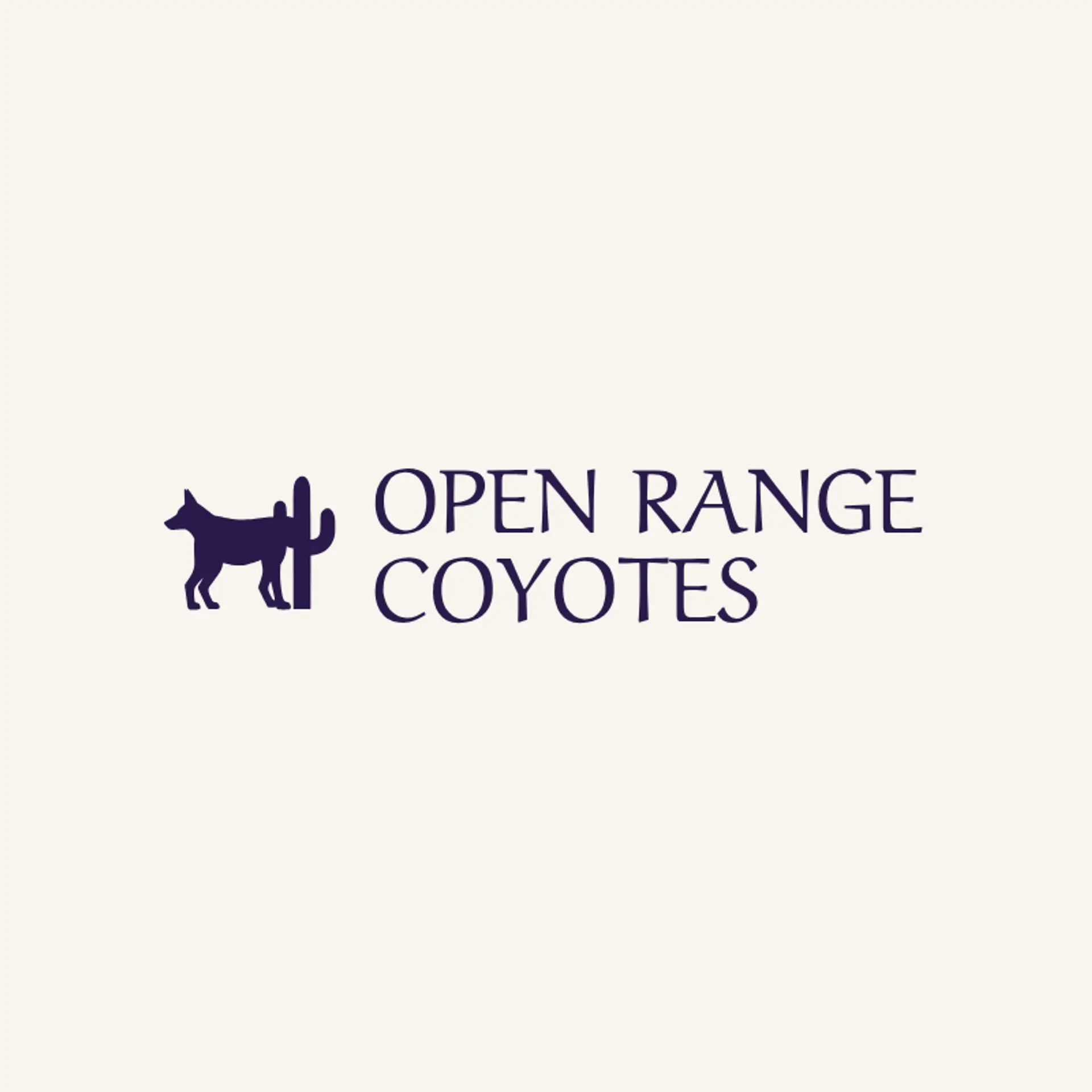 Open Range Coyotes logo for coyote