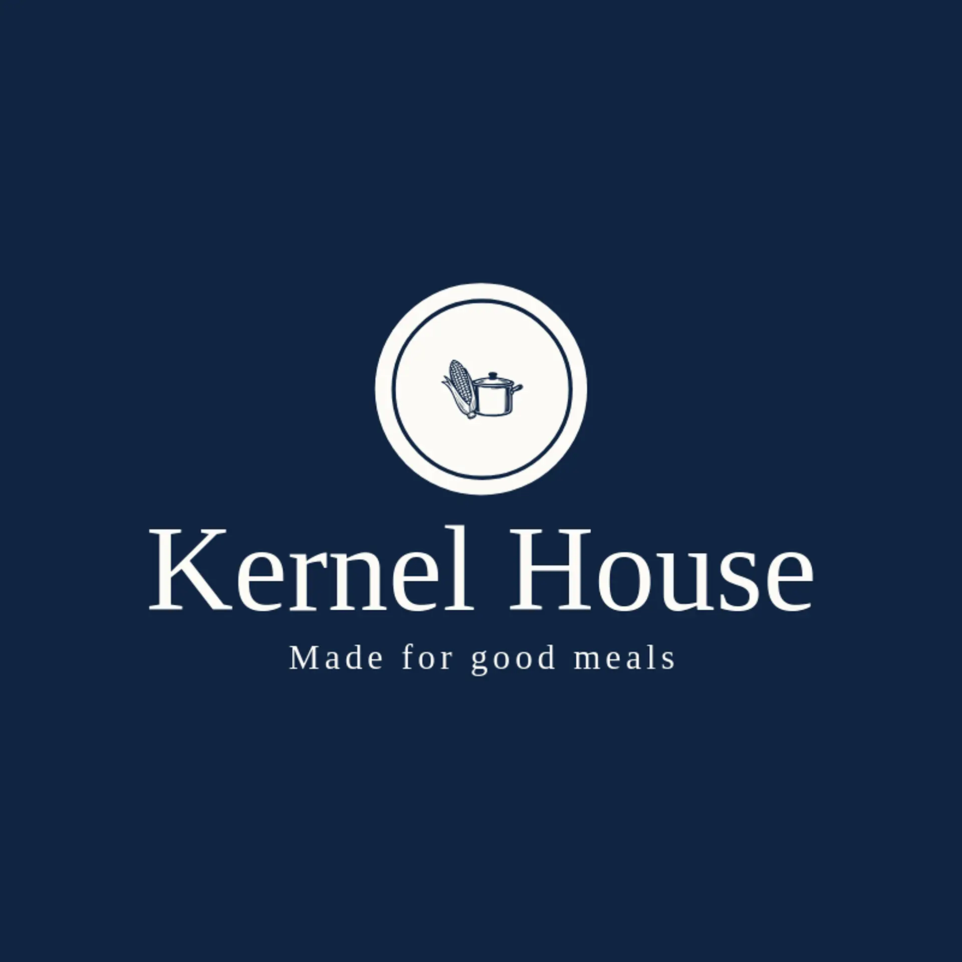 Kernel House logo for corn