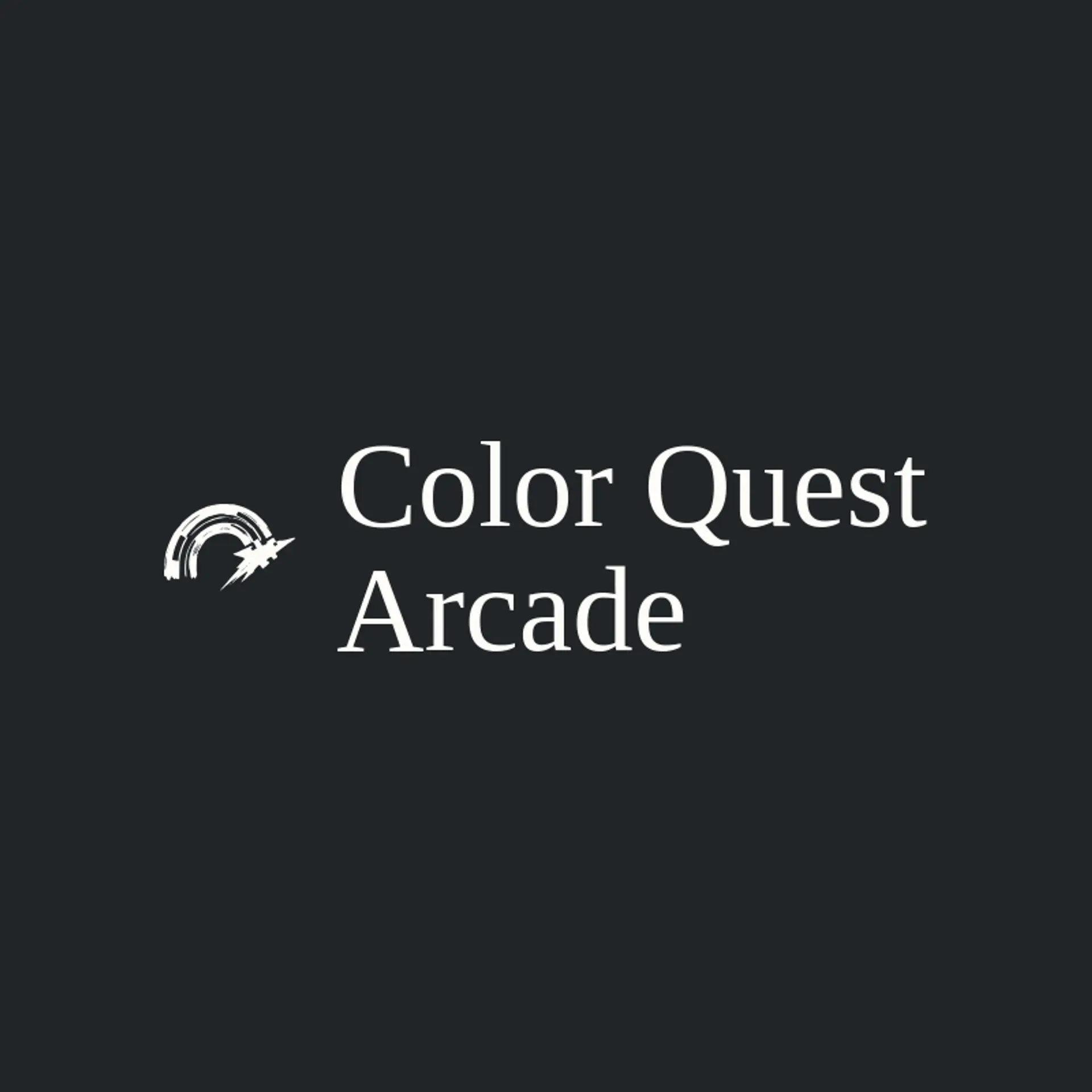Color Quest Arcade logo for pixelated