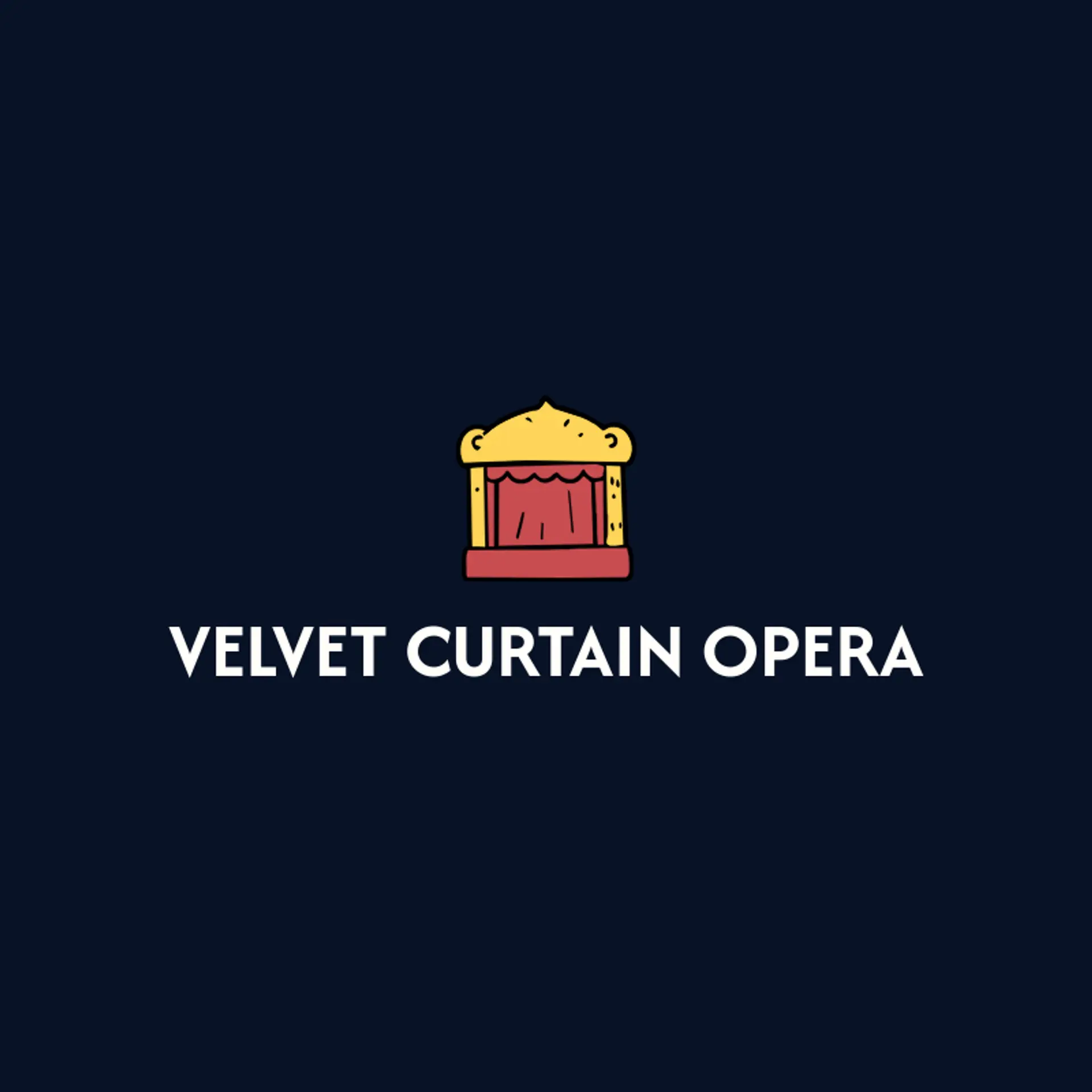 Velvet Curtain Opera logo for opera