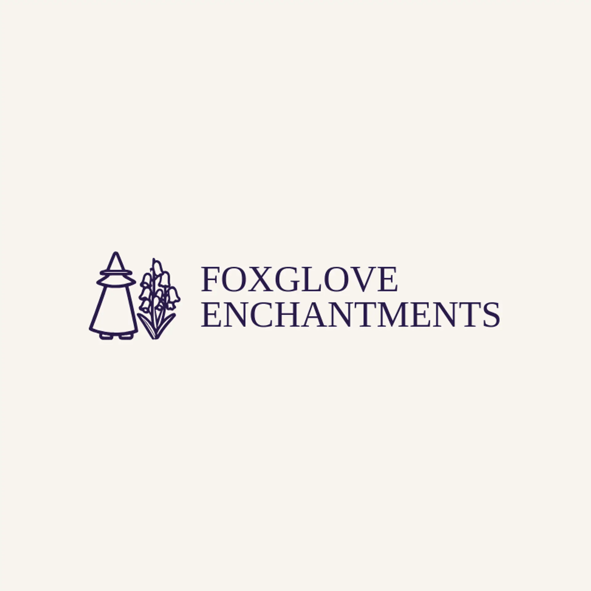 Foxglove Enchantments logo for witch