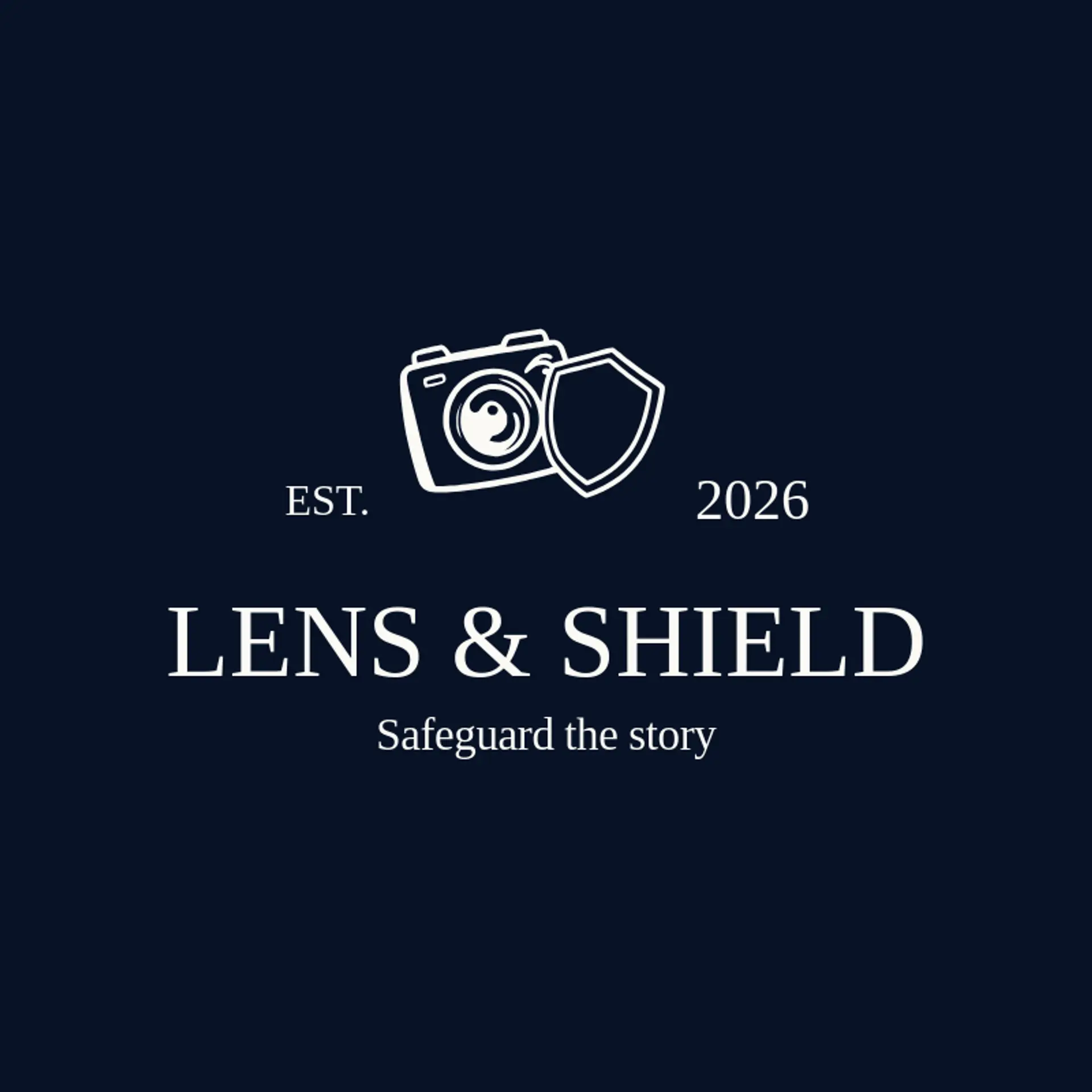 Lens & Shield logo for photo