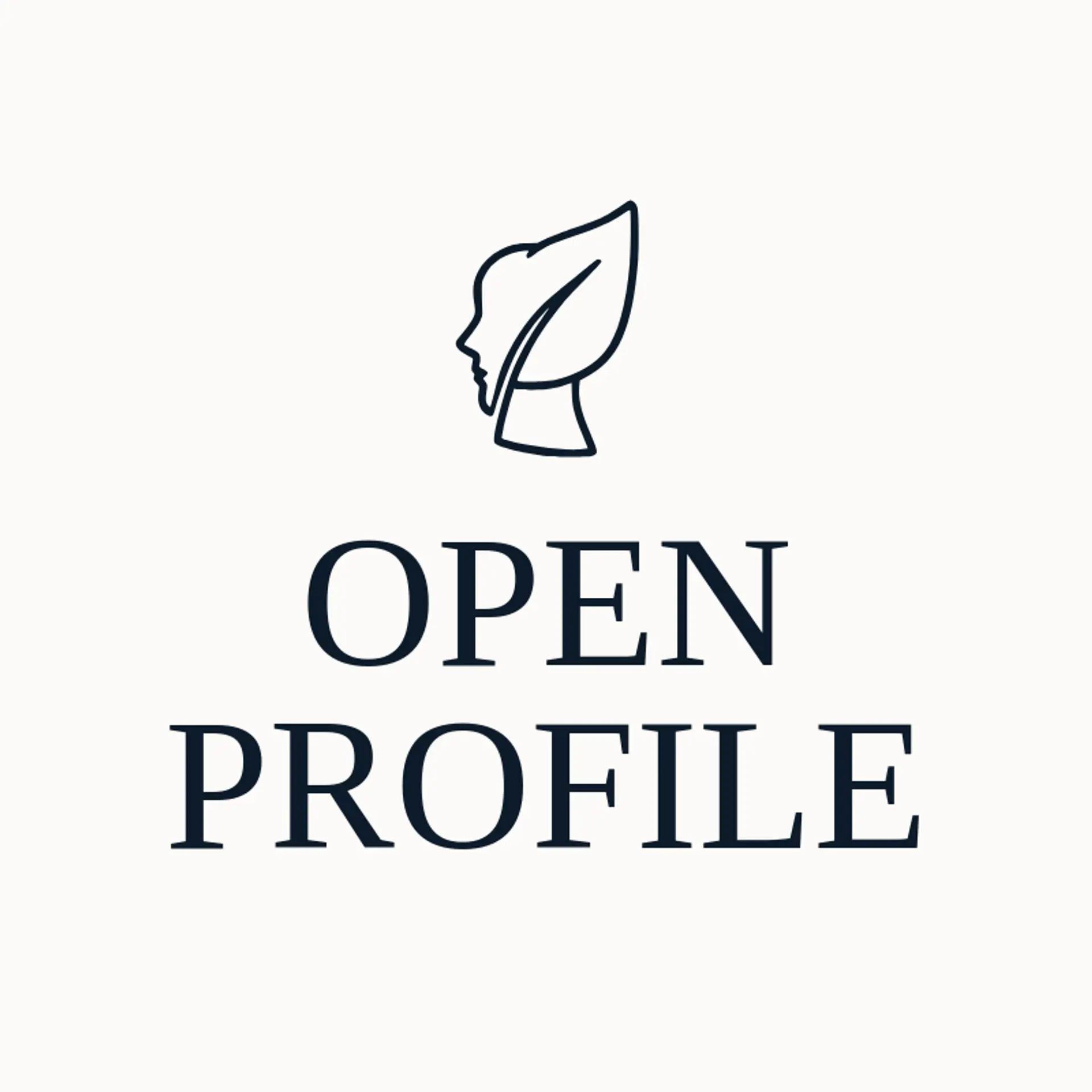Open Profile logo for person