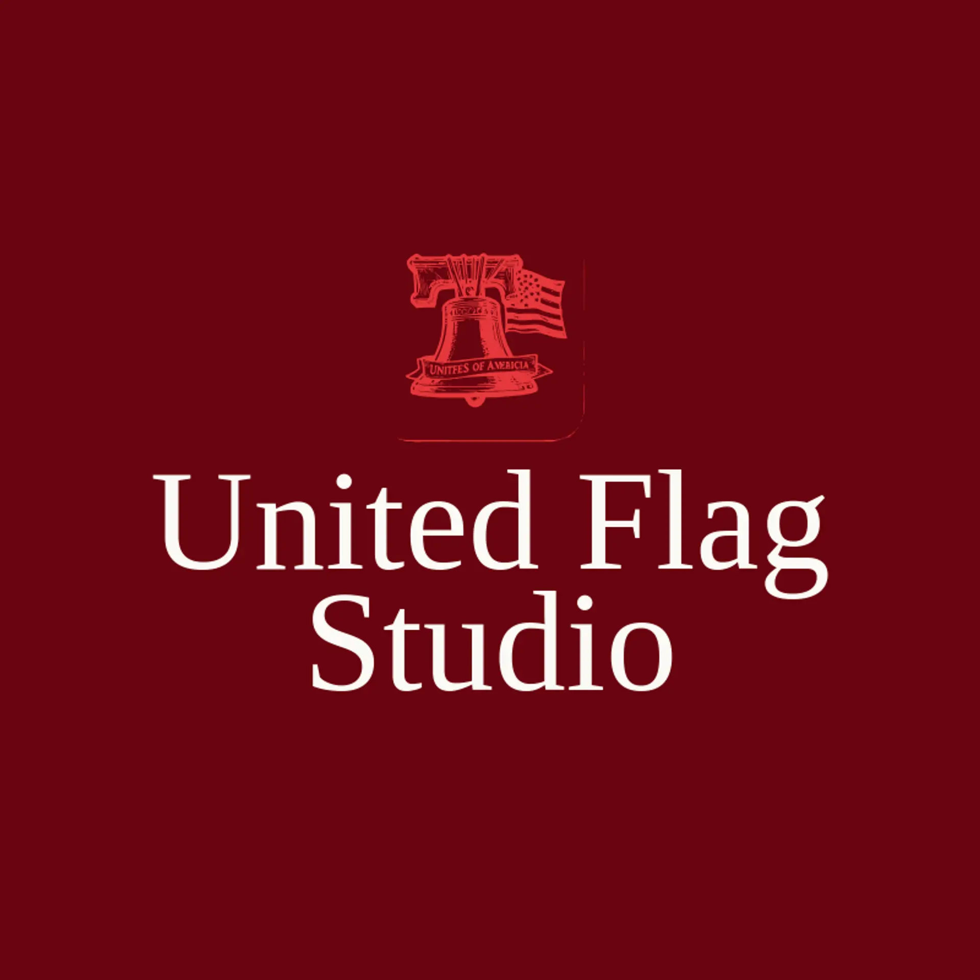 United Flag Studio logo for american flag