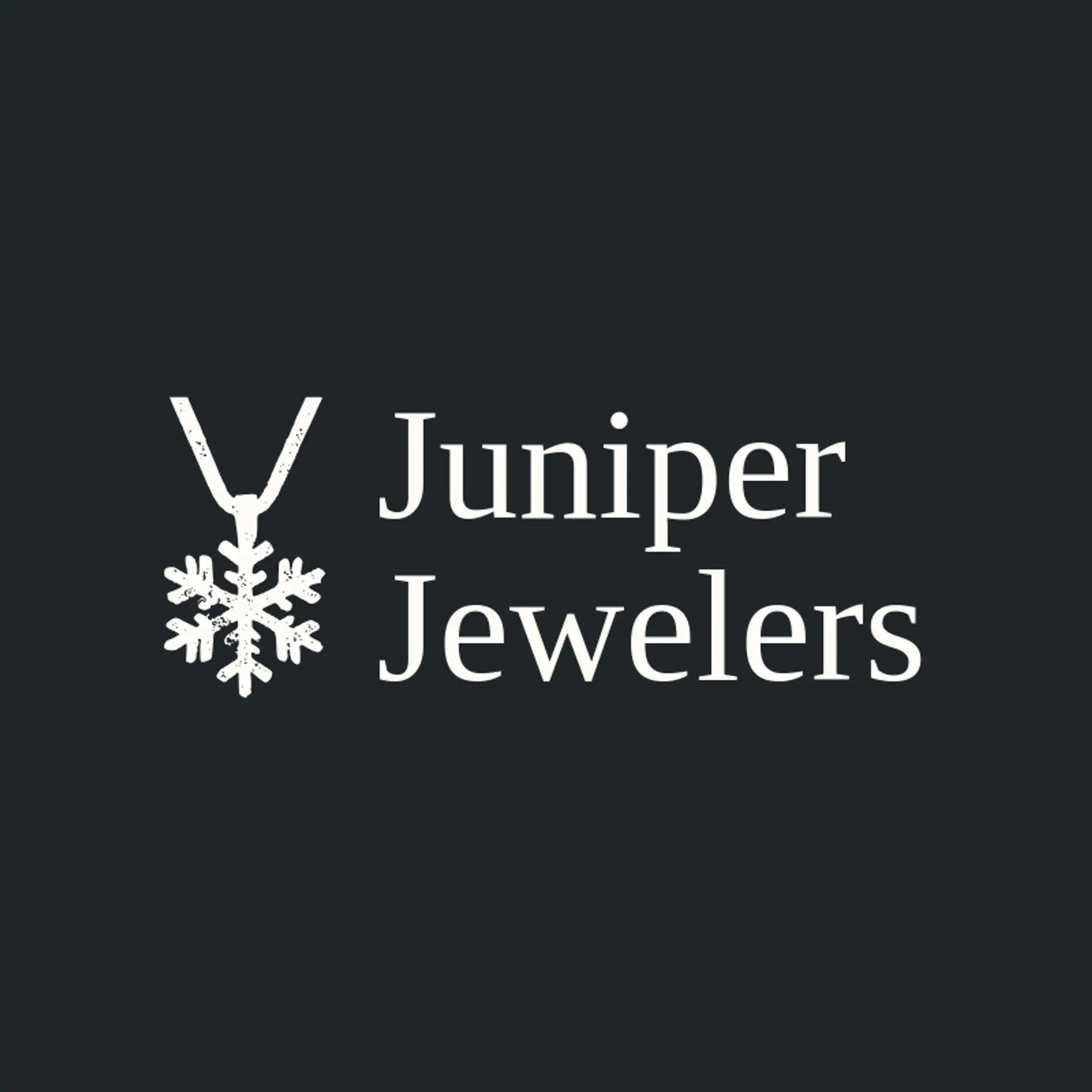 Juniper Jewelers logo for necklace