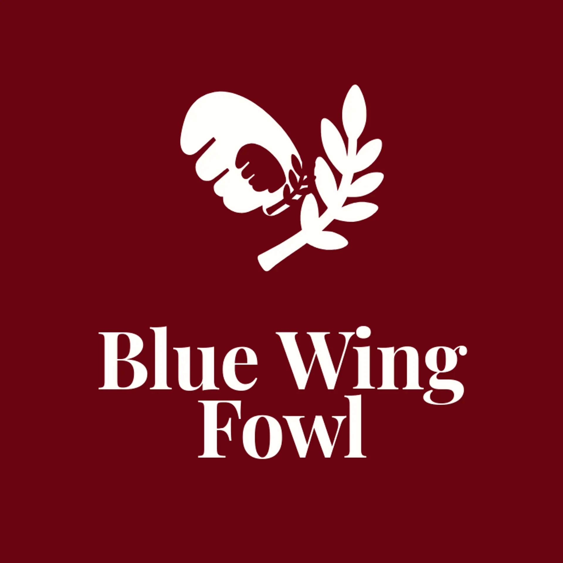 Blue Wing Fowl logo for gamefowl