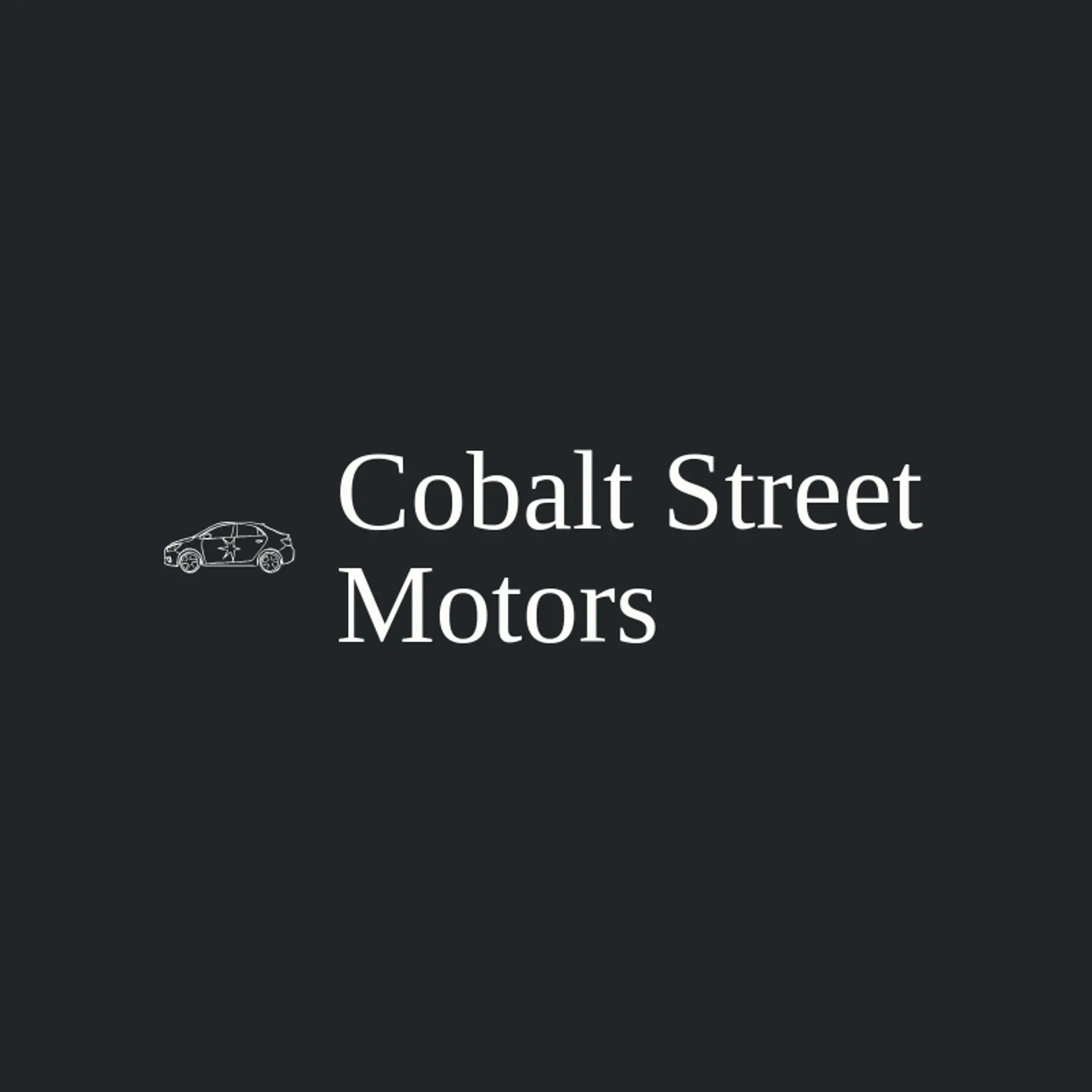 Cobalt Street Motors logo for sedan
