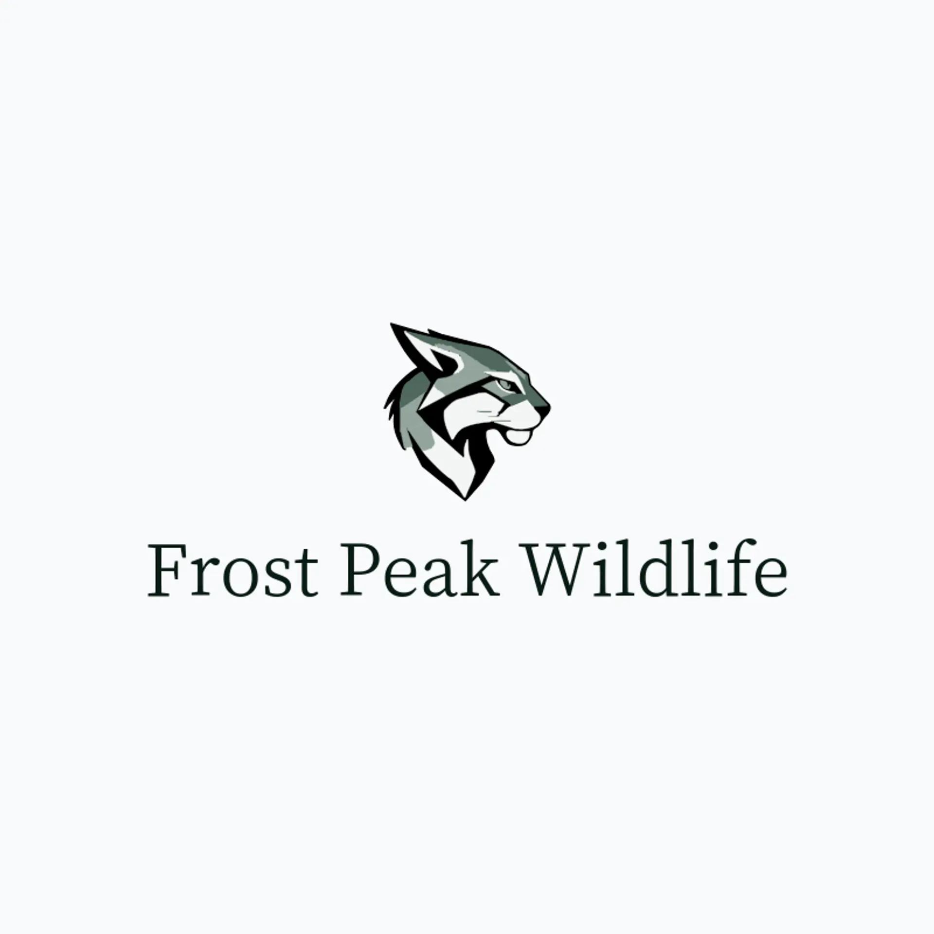 Frost Peak Wildlife logo for lynx