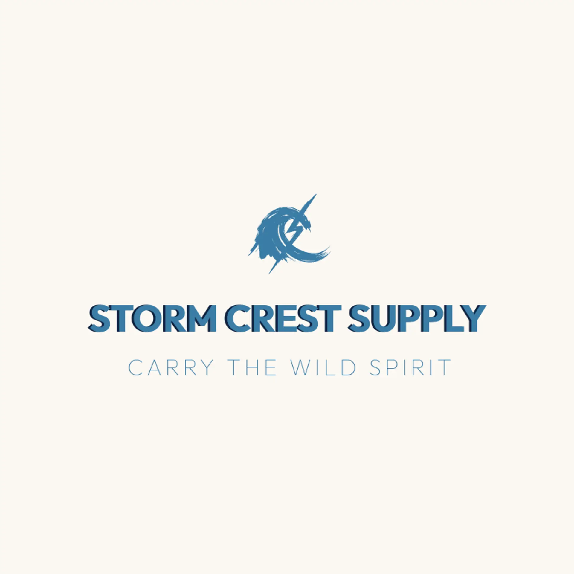 Storm Crest Supply logo for storm